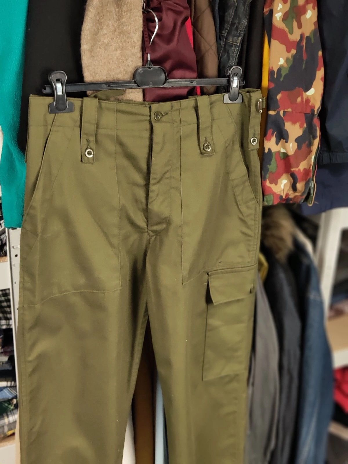 Vintage Vintage 90's British Army Lightweight Trousers Cargo Pants Size US 32 / EU 48 - 23 Thumbnail
