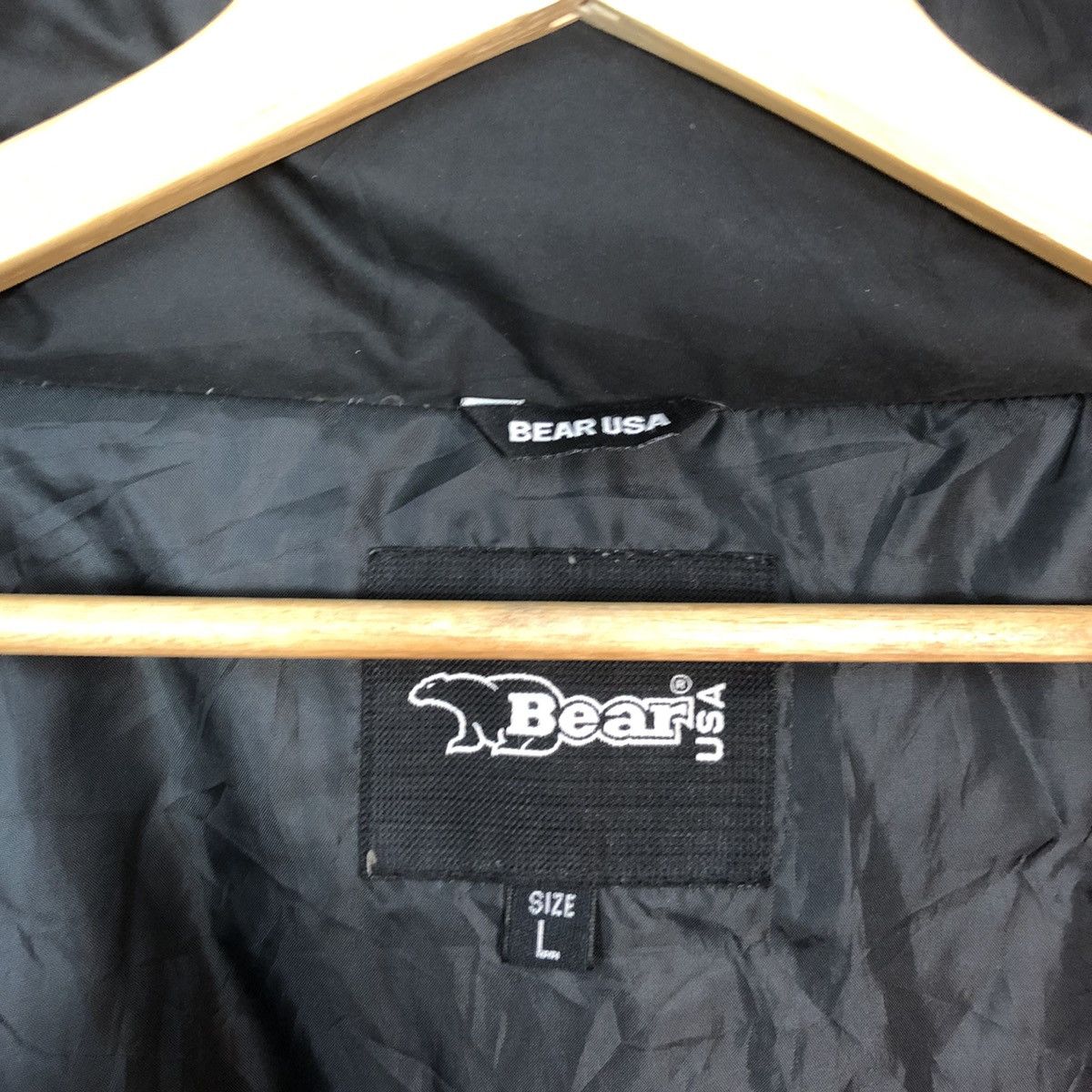 Golden Bear DL Bear Black puffer jacket winter#3471 Size US L / EU 52-54 / 3 - 9 Thumbnail
