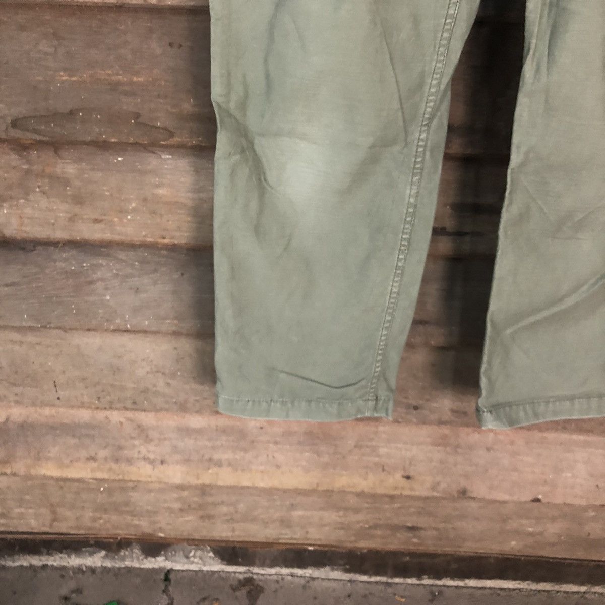 Japanese Brand CL Ctaite Melrose Green military Cargo Pants #2848 Size US 31 - 8 Thumbnail