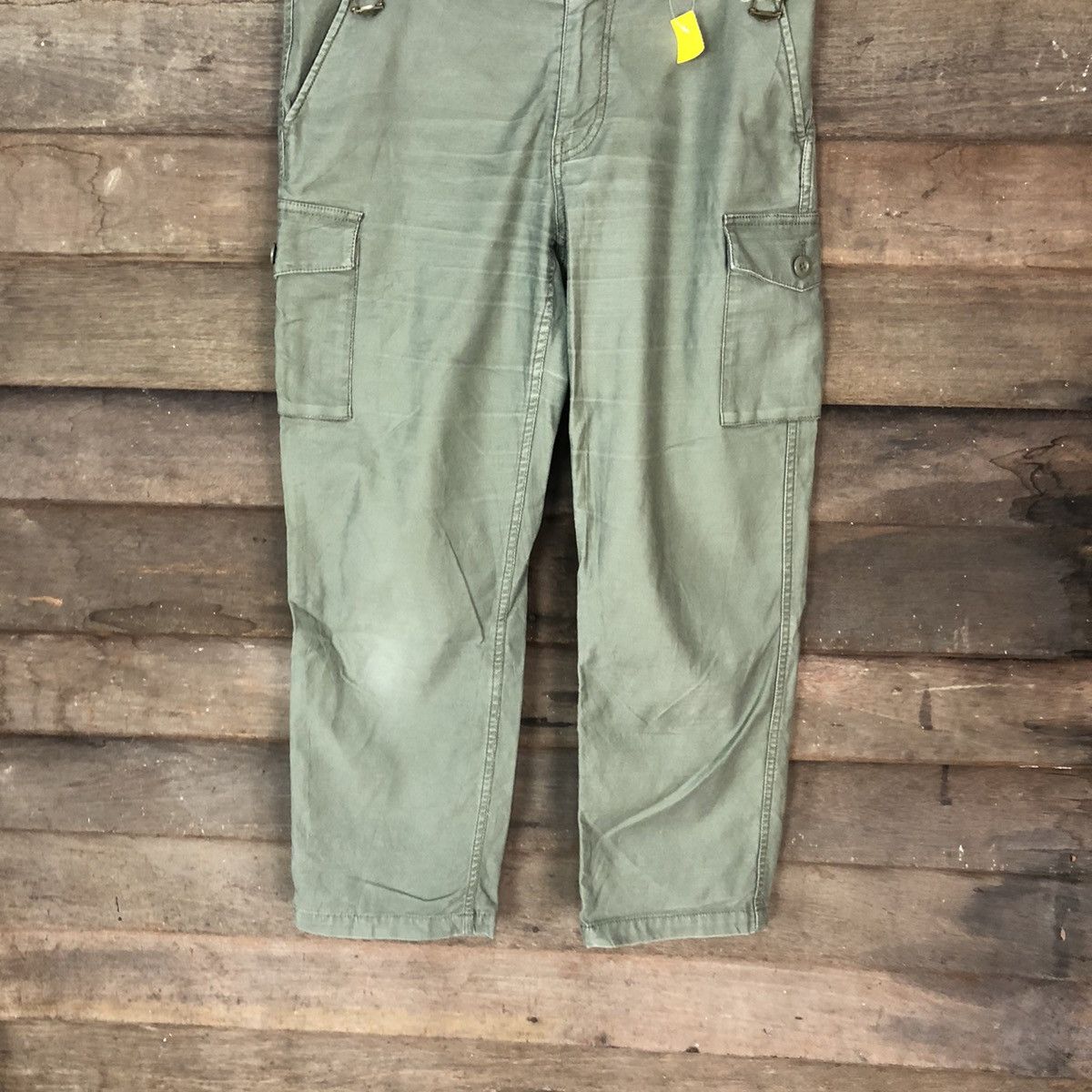 Japanese Brand CL Ctaite Melrose Green military Cargo Pants #2848 Size US 31 - 3 Thumbnail