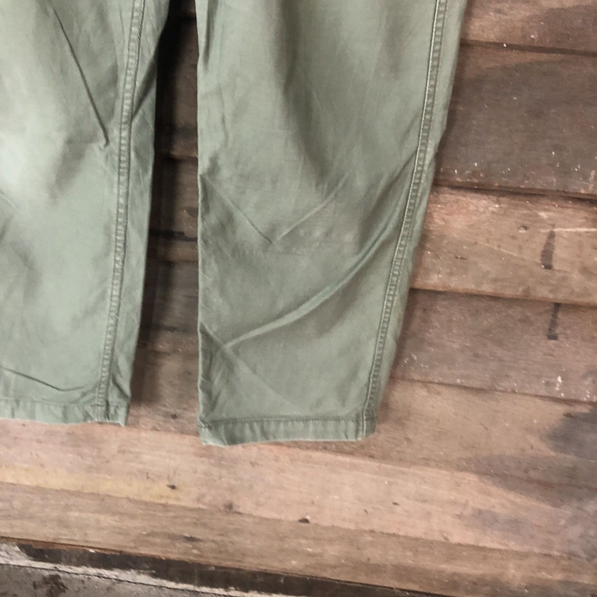 Japanese Brand CL Ctaite Melrose Green military Cargo Pants #2848 Size US 31 - 9 Thumbnail