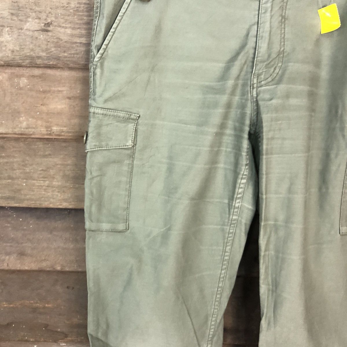 Japanese Brand CL Ctaite Melrose Green military Cargo Pants #2848 Size US 31 - 6 Thumbnail