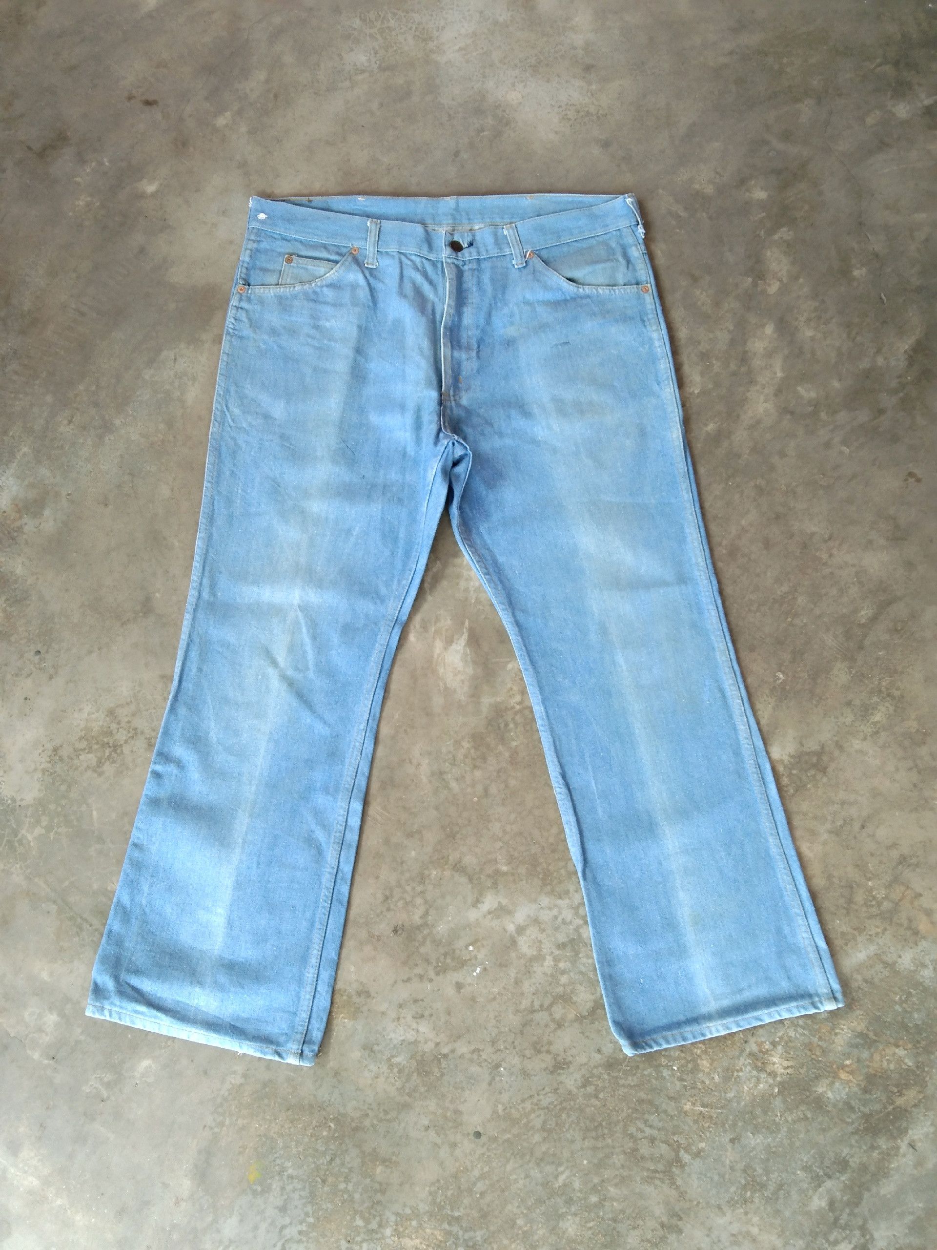Vintage Vintage Flared Ruebucks Made In USA Boot Cut Jeans 38x29.5 Size US 38 / EU 54 - 1 Thumbnail
