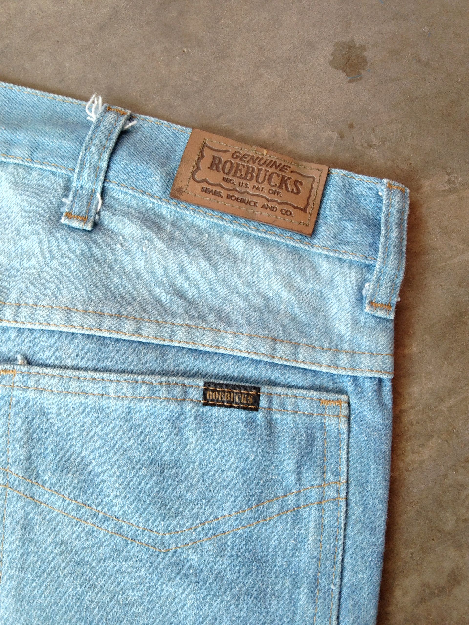 Vintage Vintage Flared Ruebucks Made In USA Boot Cut Jeans 38x29.5 Size US 38 / EU 54 - 3 Thumbnail