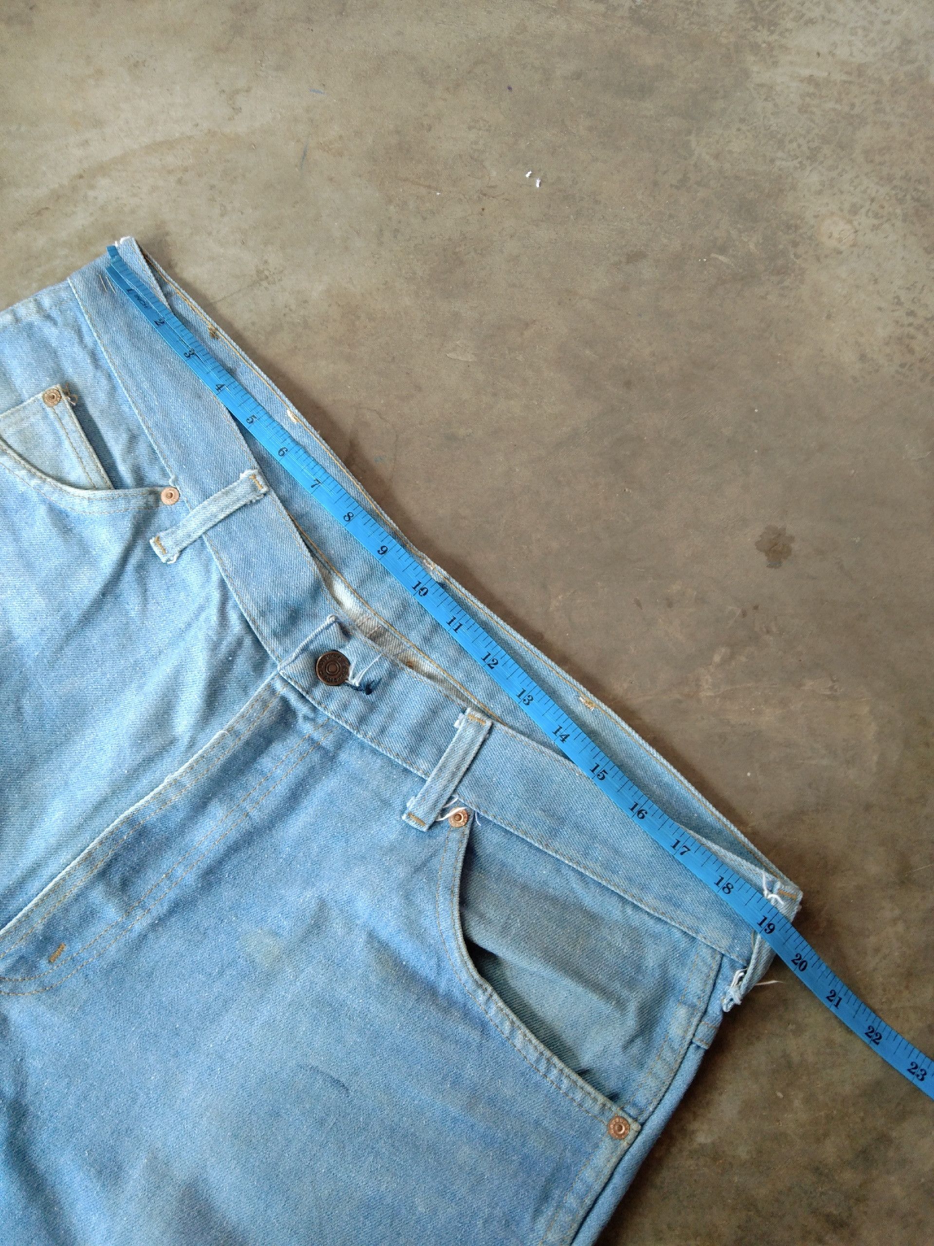 Vintage Vintage Flared Ruebucks Made In USA Boot Cut Jeans 38x29.5 Size US 38 / EU 54 - 9 Thumbnail
