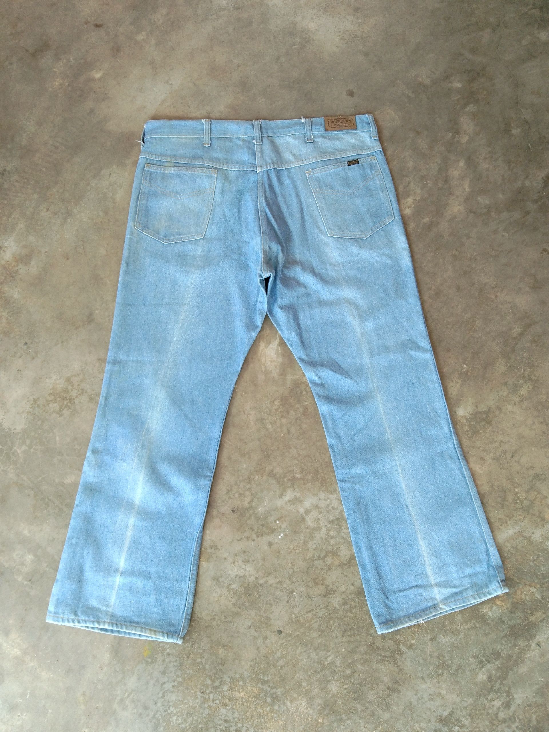 Vintage Vintage Flared Ruebucks Made In USA Boot Cut Jeans 38x29.5 Size US 38 / EU 54 - 2 Thumbnail