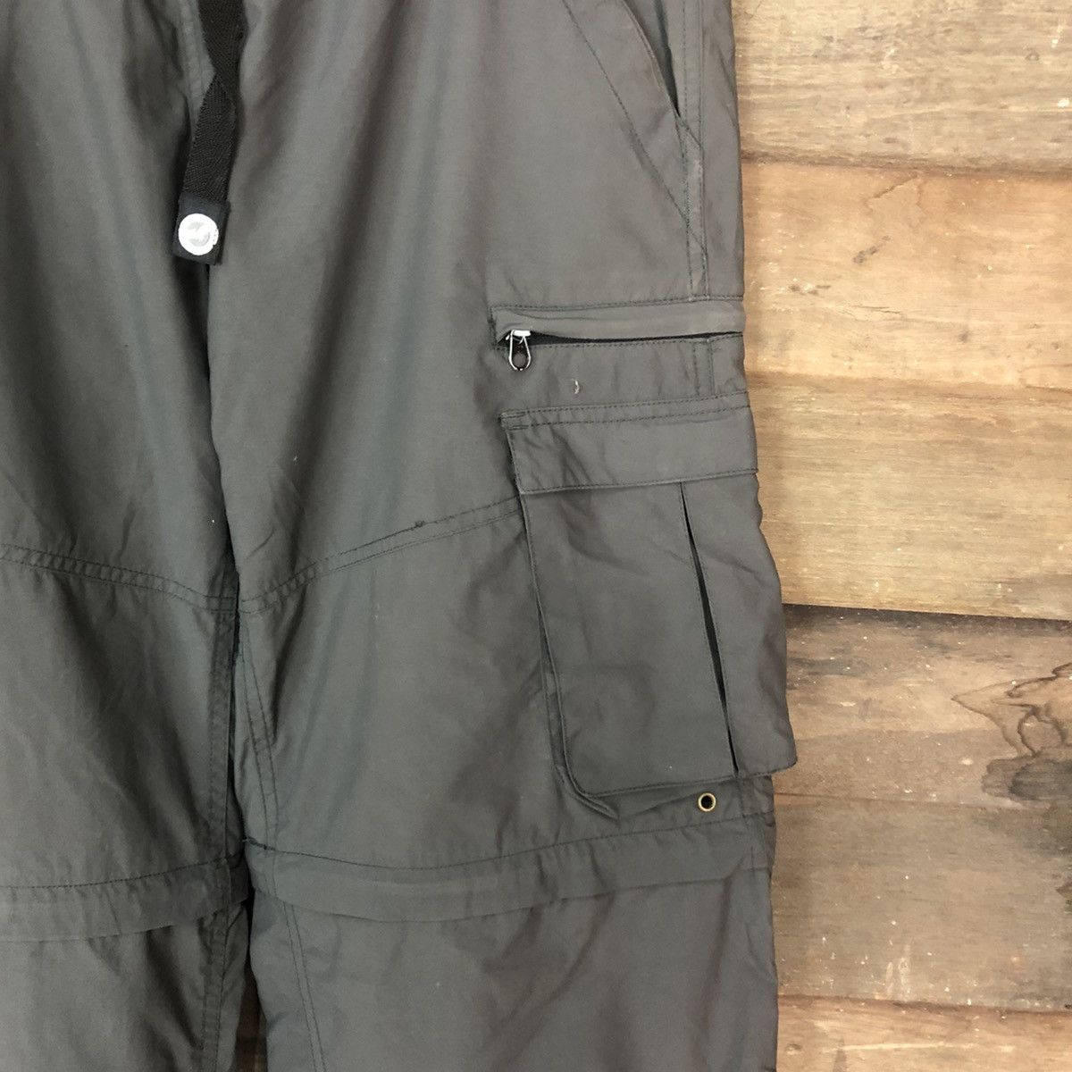 Japanese Brand DL Outdoor Life Grey utility multipocket Cargo Pants #2406 Size US 33 - 7 Thumbnail