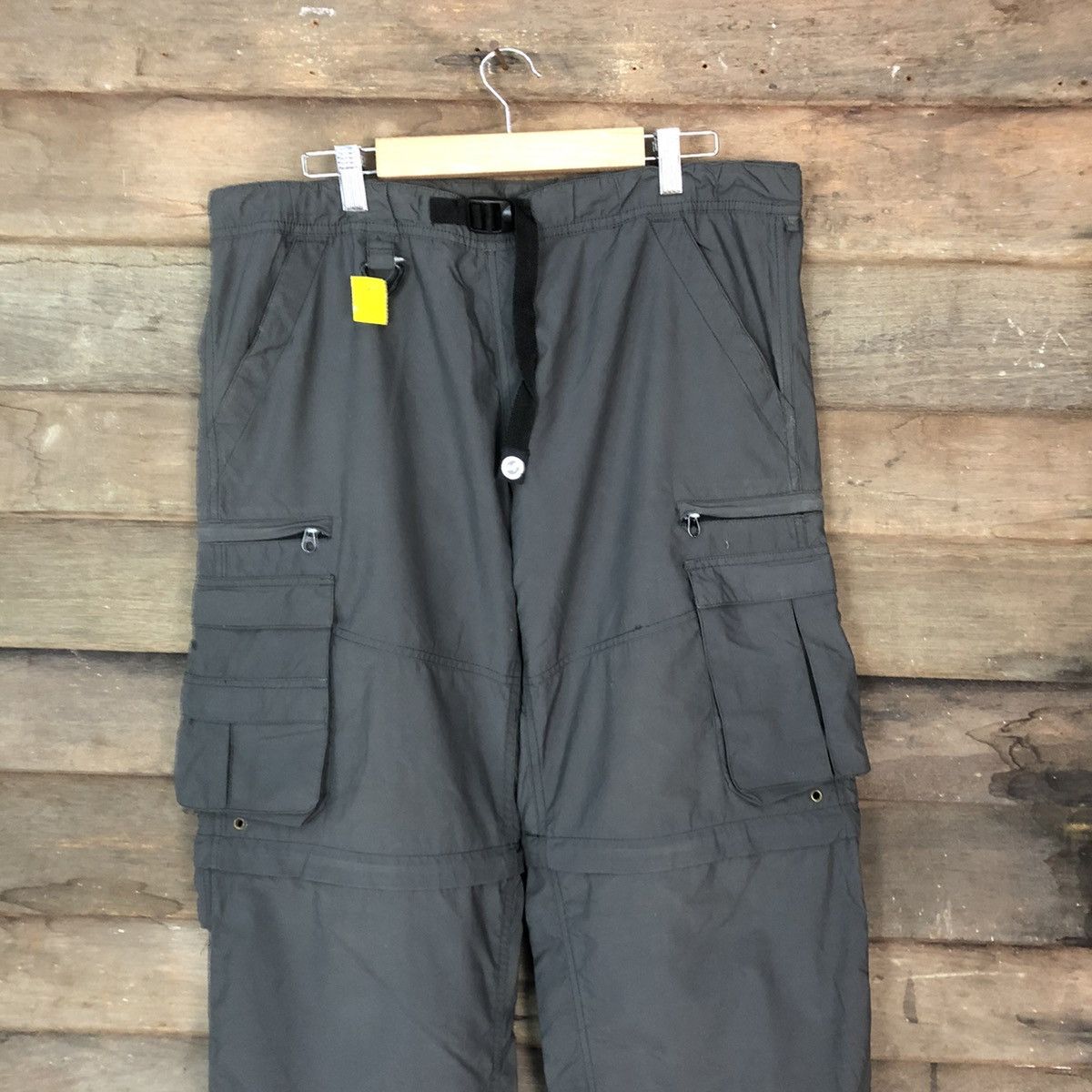 Japanese Brand DL Outdoor Life Grey utility multipocket Cargo Pants #2406 Size US 33 - 2 Thumbnail