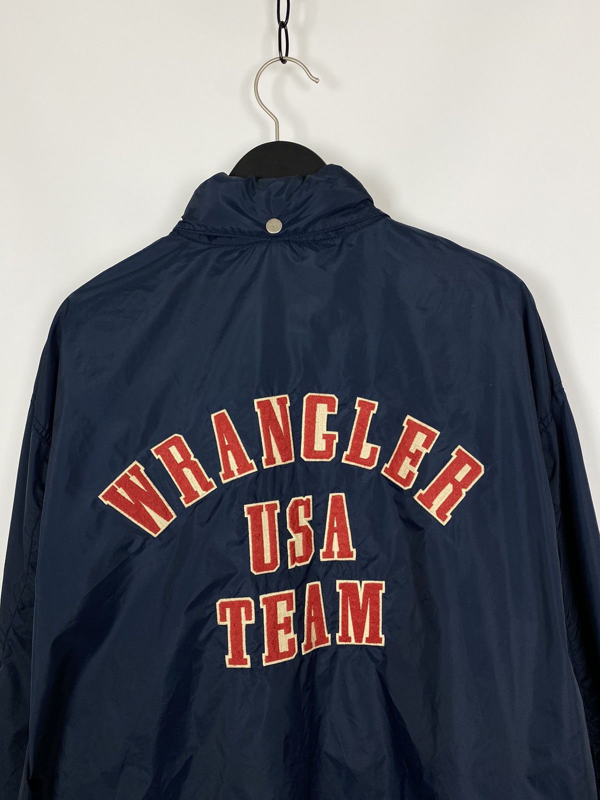 Vintage Vintage Wrangler USA Team Nylon Jacket Size US XL / EU 56 / 4 - 10 Thumbnail