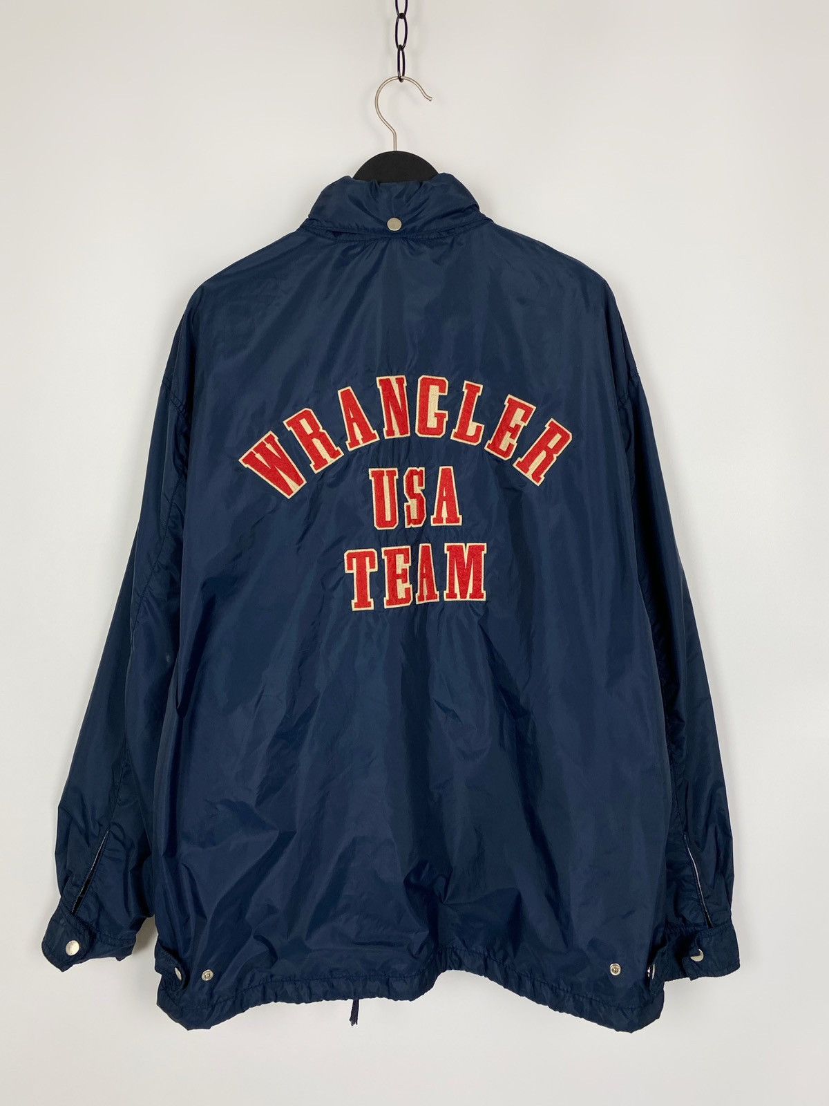 Vintage Vintage Wrangler USA Team Nylon Jacket Size US XL / EU 56 / 4 - 9 Thumbnail