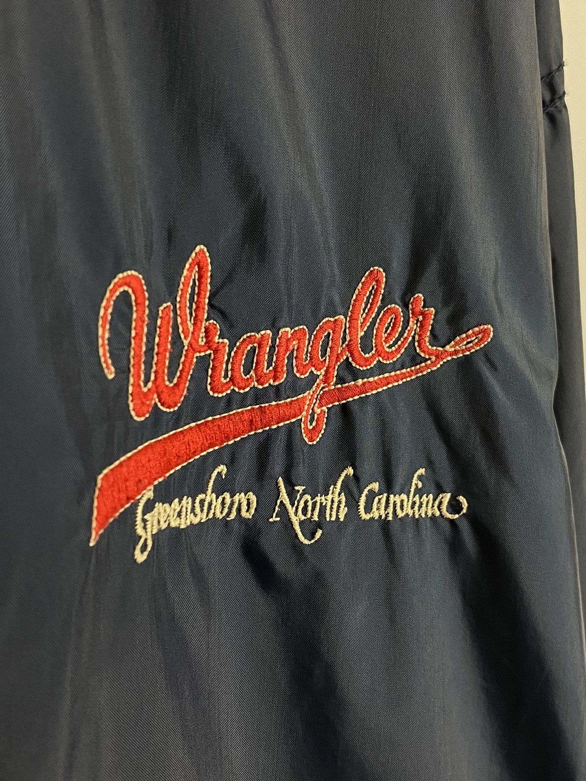 Vintage Vintage Wrangler USA Team Nylon Jacket Size US XL / EU 56 / 4 - 4 Thumbnail