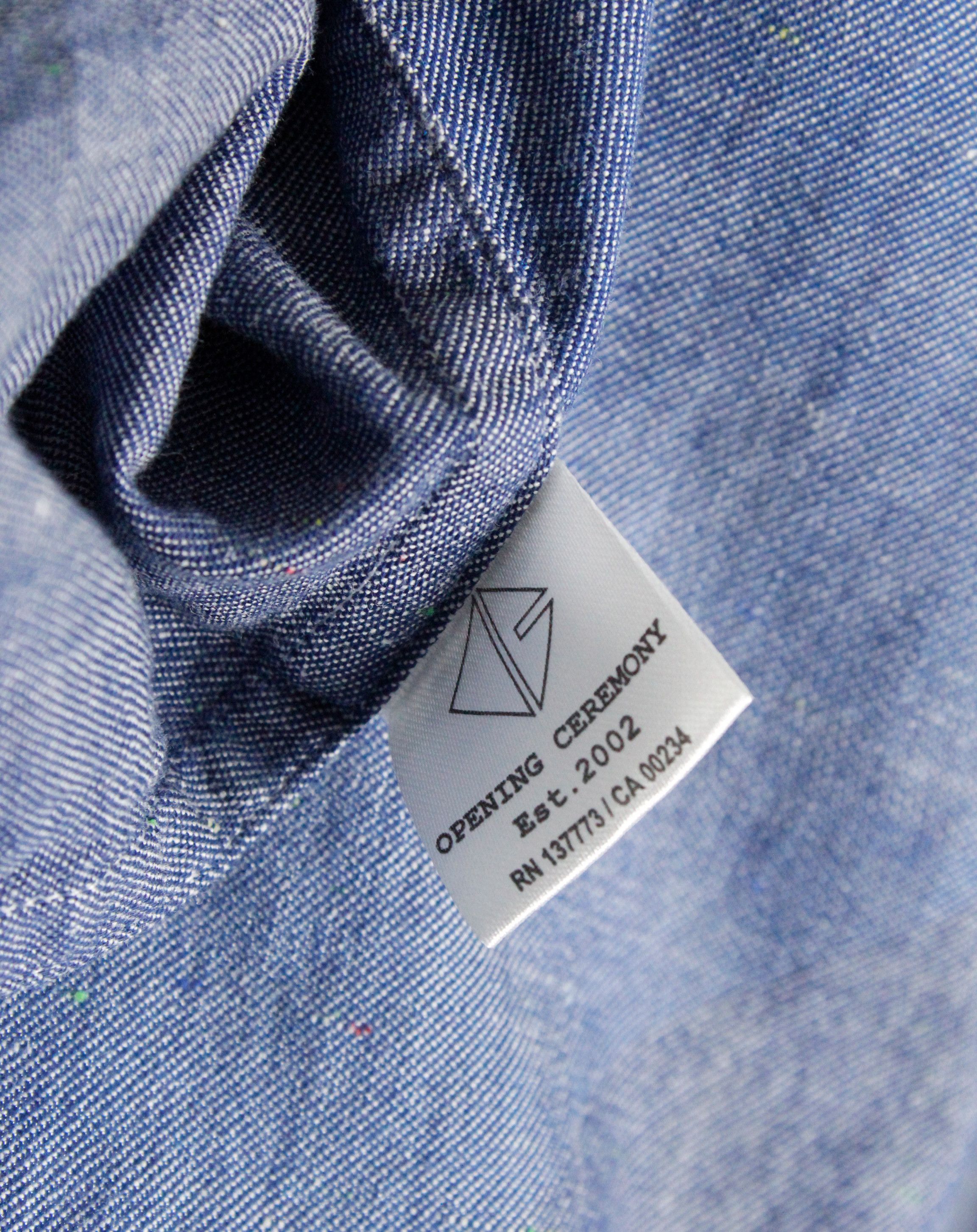 Opening Ceremony Opening Ceremony Blue Block Color S/S Oxford Shirt Size US XL / EU 56 / 4 - 7 Thumbnail