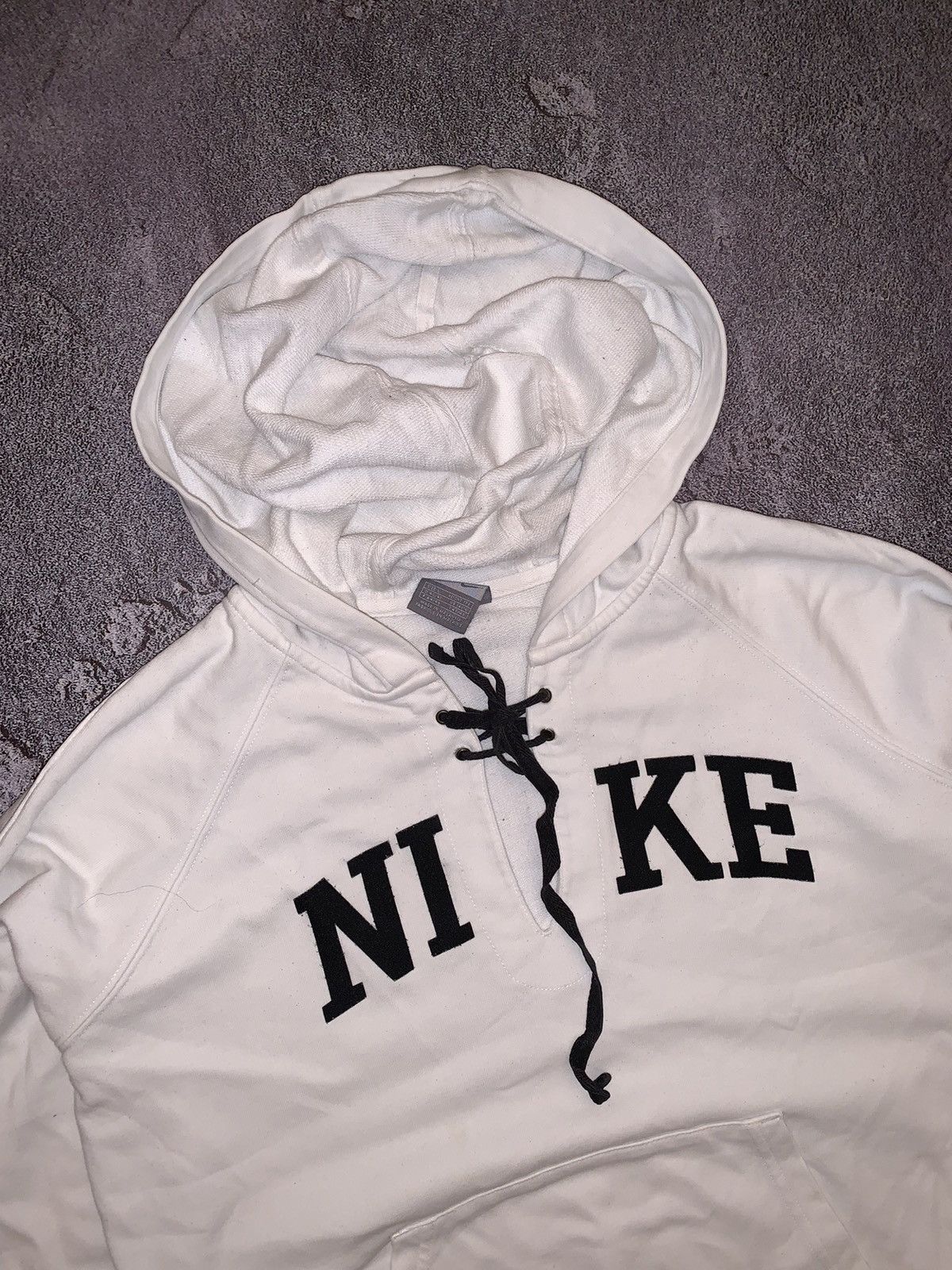 Nike × Vintage Nike big logo vintage hoodie sweatshirt sweater randall's Size L / US 10 / IT 46 - 5 Thumbnail