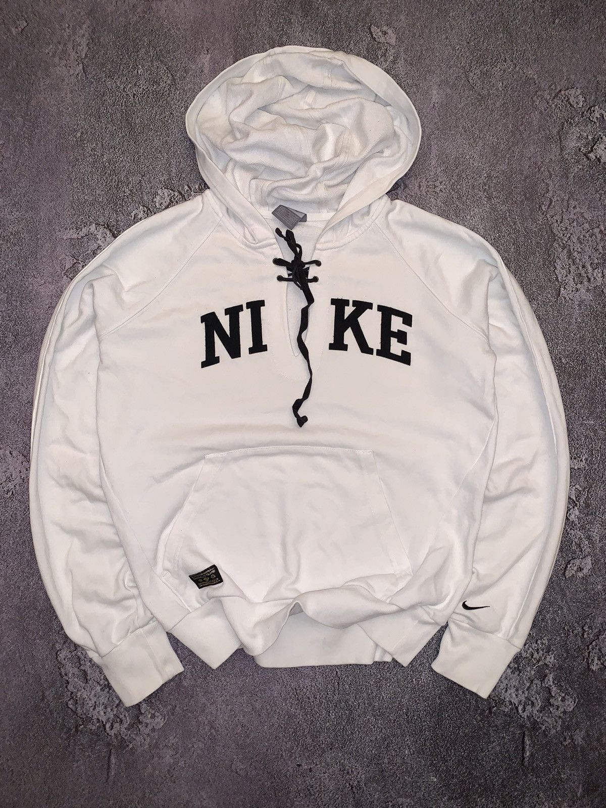 Nike × Vintage Nike big logo vintage hoodie sweatshirt sweater randall's Size L / US 10 / IT 46 - 2 Thumbnail