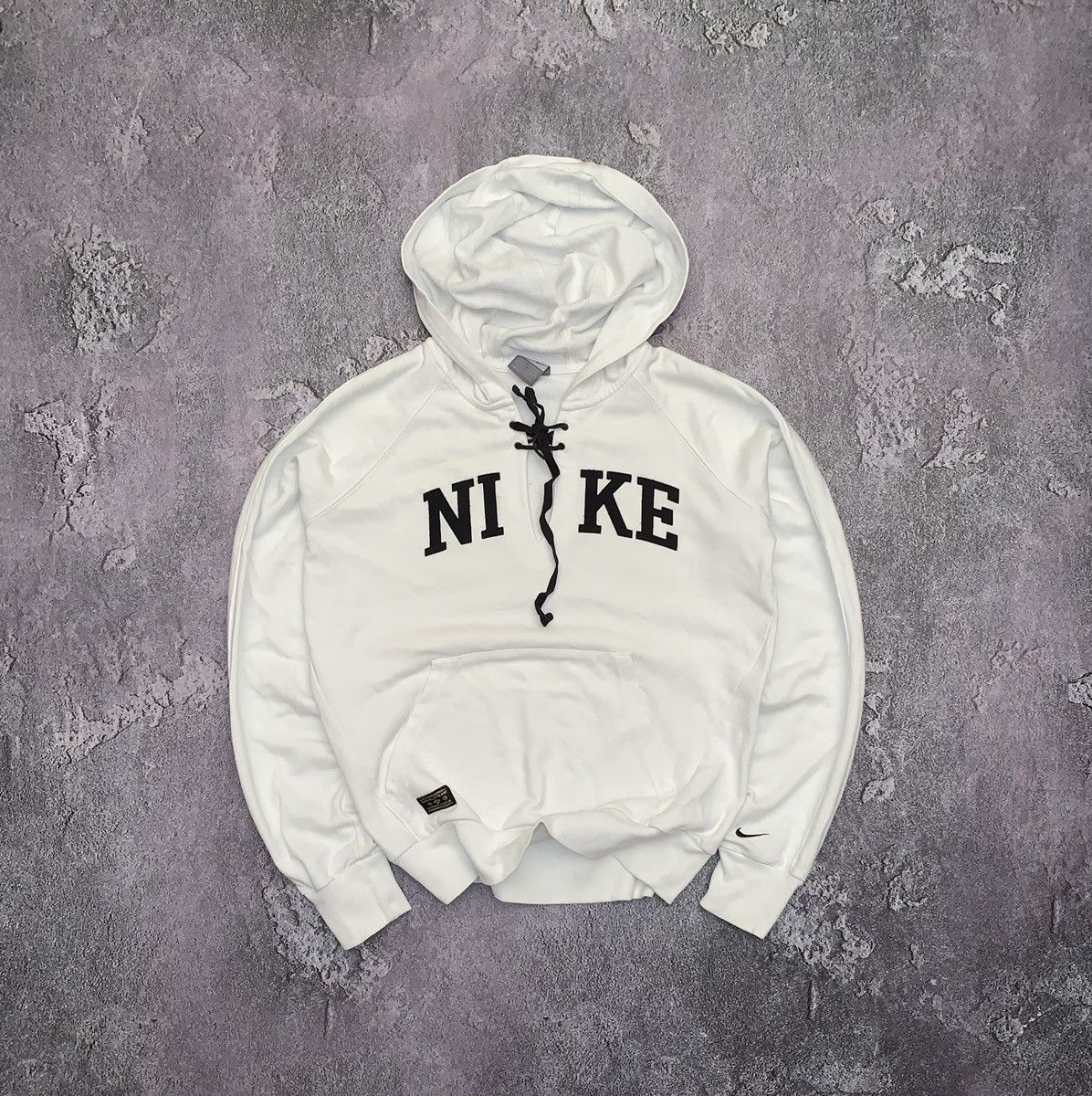 Nike × Vintage Nike big logo vintage hoodie sweatshirt sweater randall's Size L / US 10 / IT 46 - 1 Thumbnail