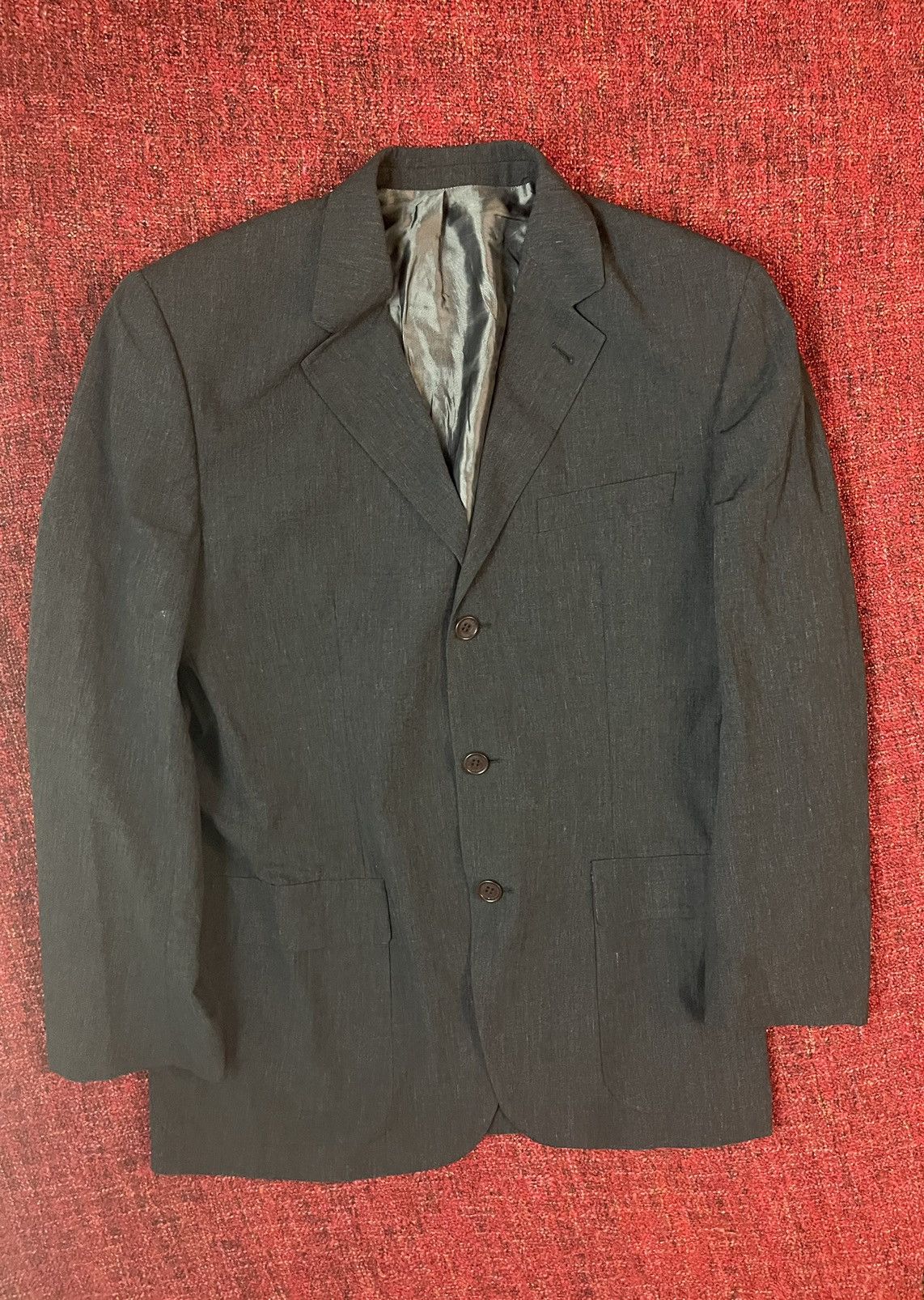 C.P. Company × Massimo Osti × Vintage C.P. Collection by Massimo Osti vintage 80s linen blazer Size 48R - 1 Thumbnail