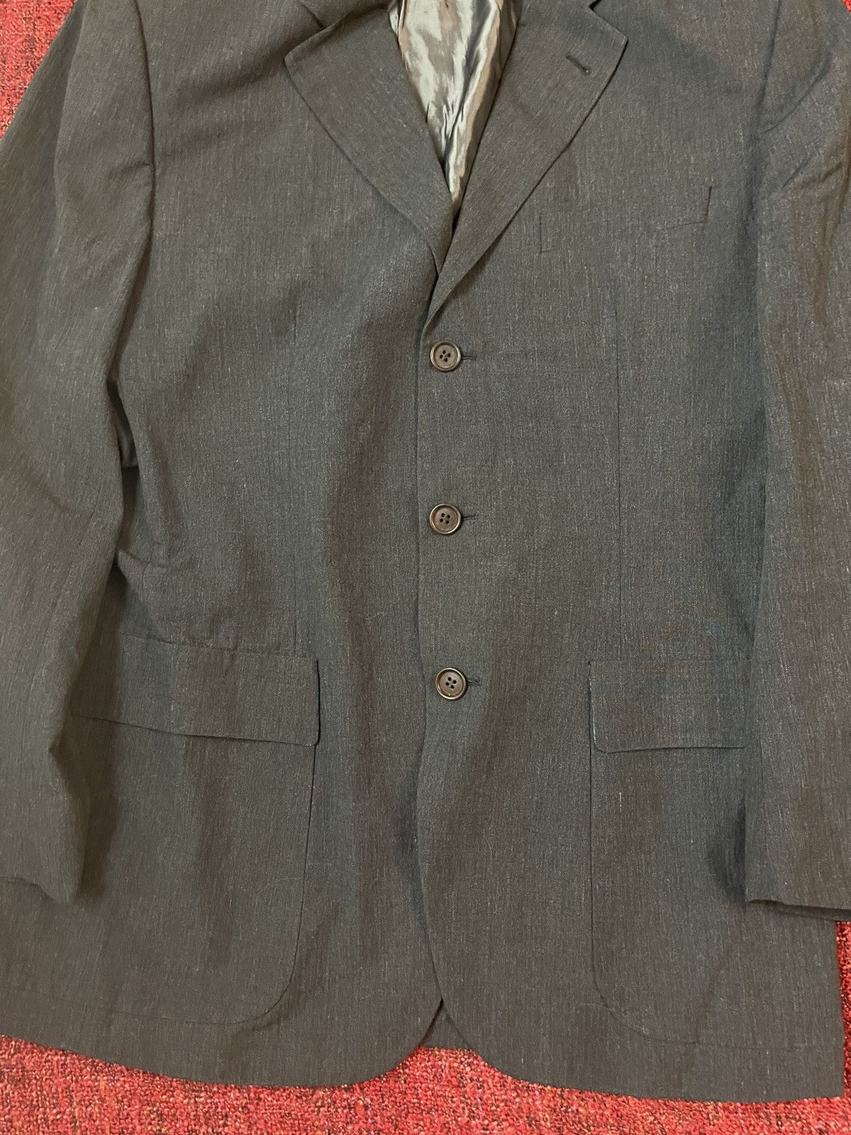 C.P. Company × Massimo Osti × Vintage C.P. Collection by Massimo Osti vintage 80s linen blazer Size 48R - 2 Thumbnail