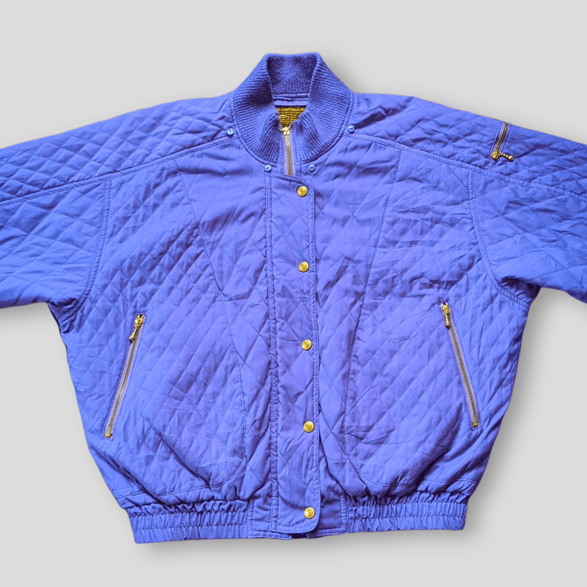 Japanese Brand × Seditionaries Vintage 90s Quilt Air Force Style Bomber Jacket Size US M / EU 48-50 / 2 - 3 Thumbnail