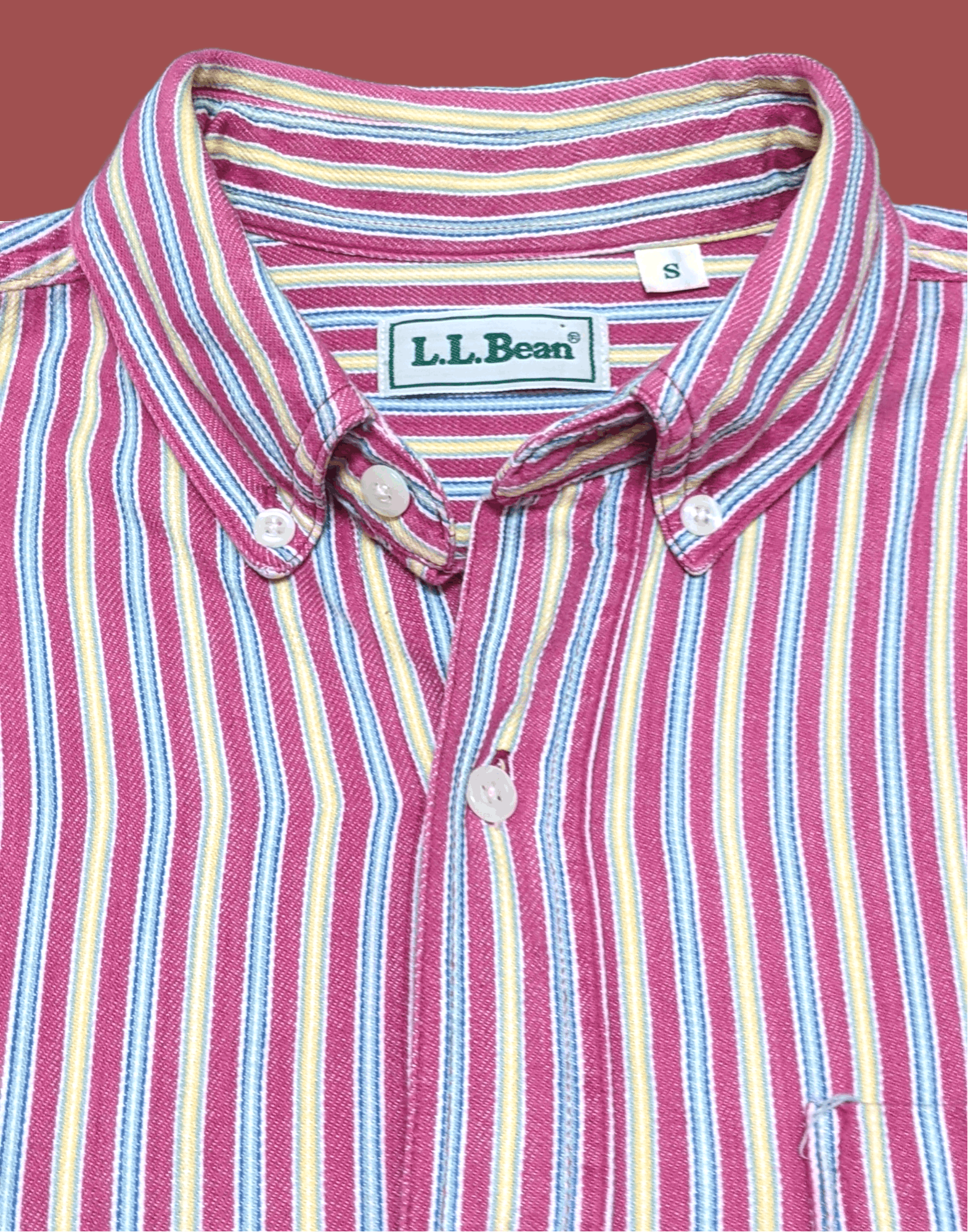 Flannel × L.L. Bean × Vintage Vintage LL Bean Vibrant Striped Flannel Shirt Size US S / EU 44-46 / 1 - 4 Thumbnail