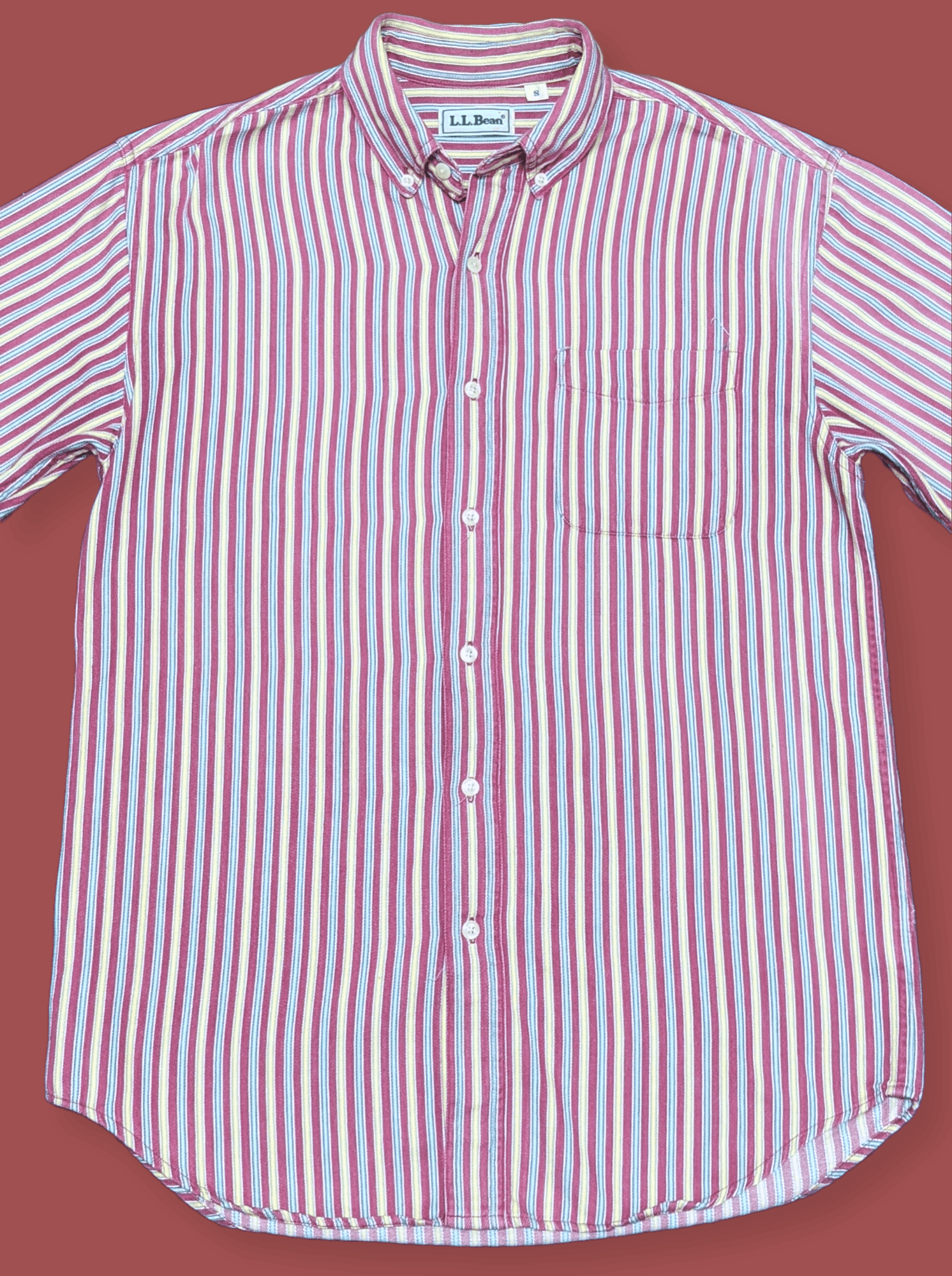 Flannel × L.L. Bean × Vintage Vintage LL Bean Vibrant Striped Flannel Shirt Size US S / EU 44-46 / 1 - 3 Thumbnail