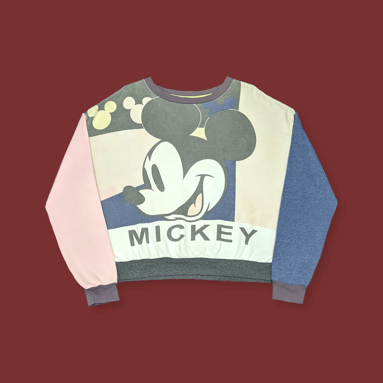Disney × Mickey Mouse × Vintage Vintage Disney Mickey Mouse All Over Print Sweatshirt Size US S / EU 44-46 / 1 - 1 Thumbnail