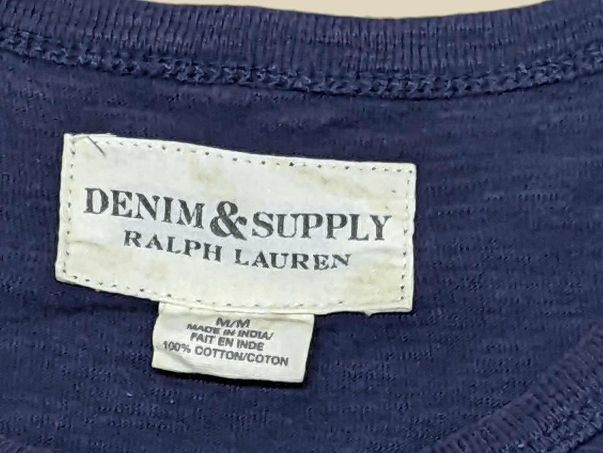 Denim & Supply Ralph Lauren × Polo Ralph Lauren × Vintage Vtg Denim Supply Ralph Lauren American Eagle Patched T shirt Size US M / EU 48-50 / 2 - 5 Thumbnail