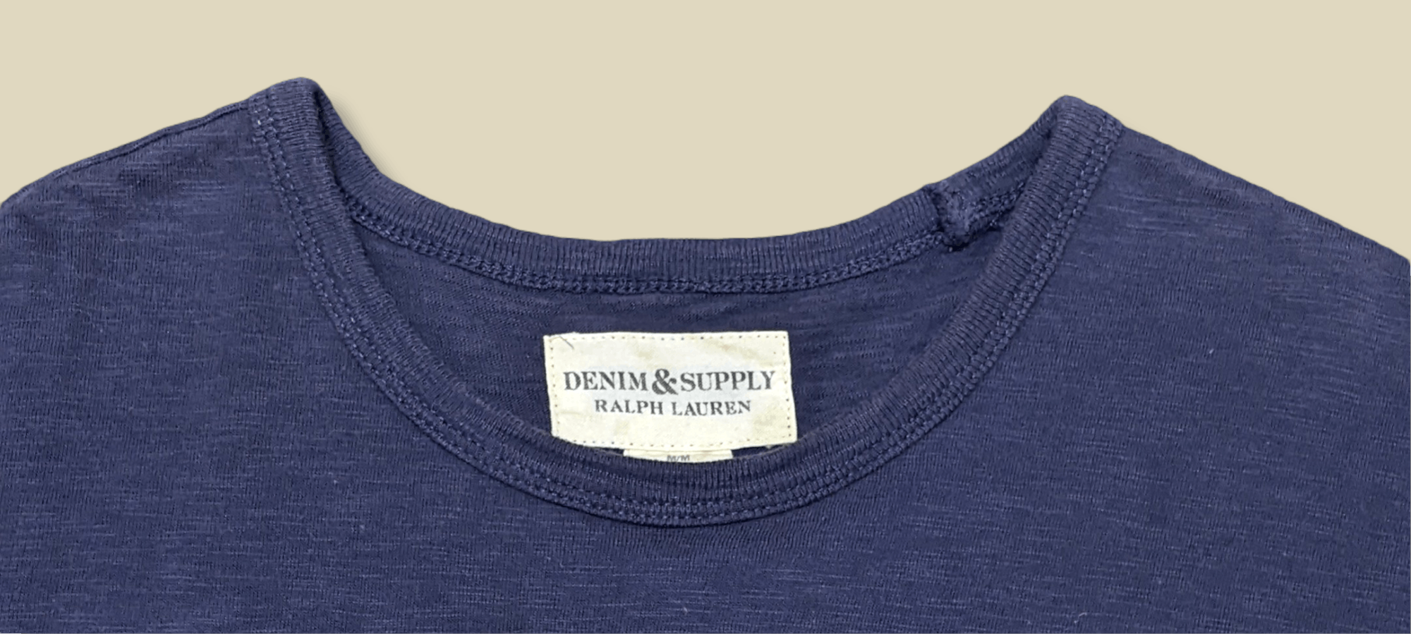 Denim & Supply Ralph Lauren × Polo Ralph Lauren × Vintage Vtg Denim Supply Ralph Lauren American Eagle Patched T shirt Size US M / EU 48-50 / 2 - 4 Thumbnail