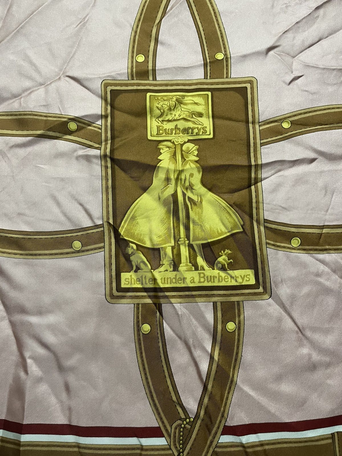 Burberry × Vintage Burberry’s Vintage 90s silk scarf Size ONE SIZE - 2 Thumbnail