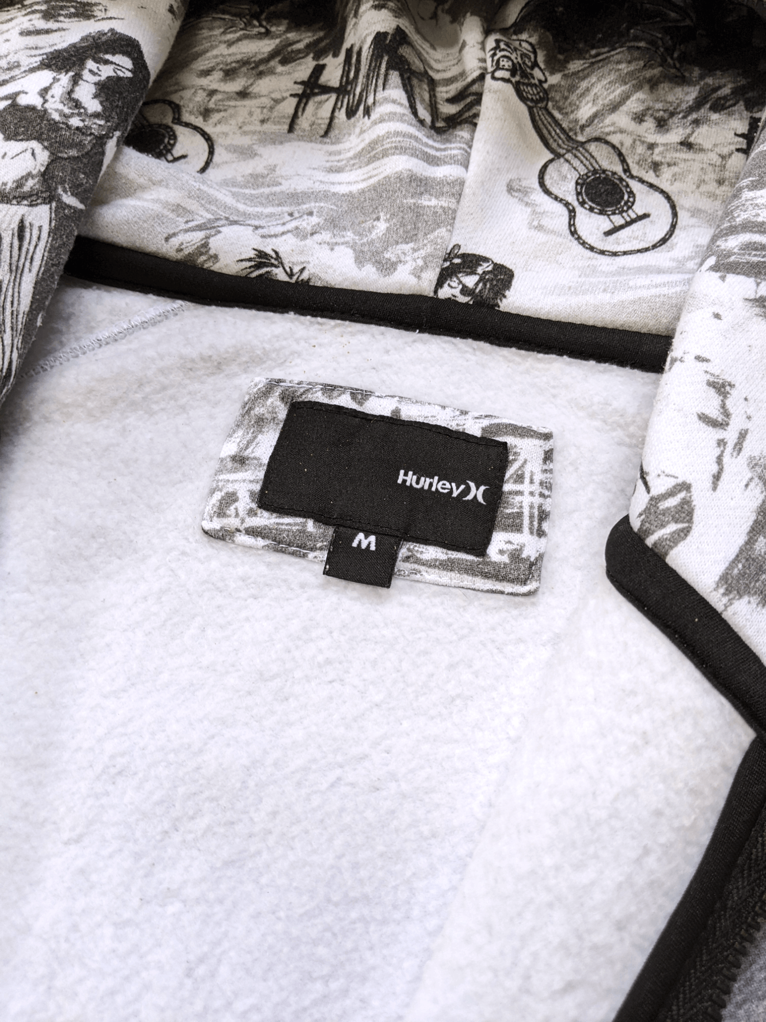 Hurley × Vintage Vintage Hurley Surfboard Hawaii Fullprint Hoodie Size US M / EU 48-50 / 2 - 9 Thumbnail