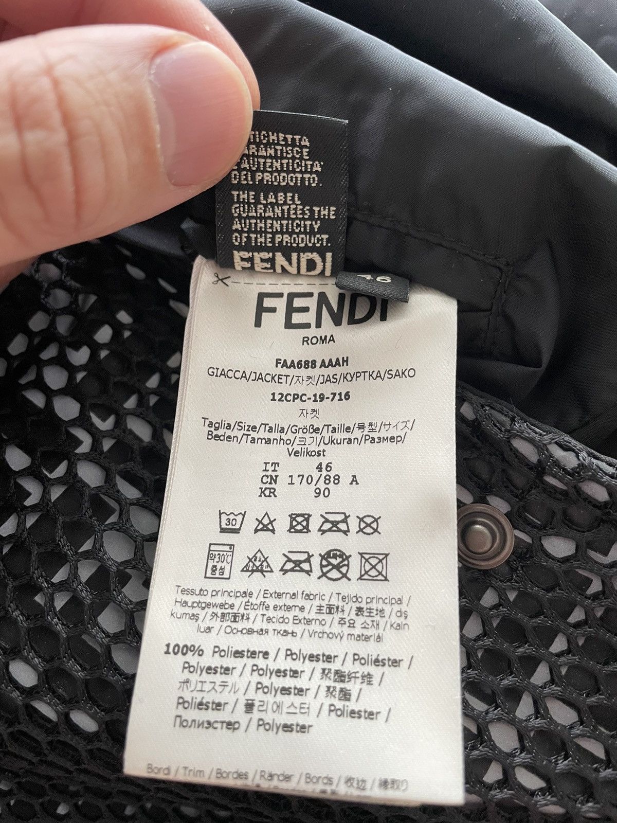 Fendi Limited Rare $4K Value Fendi Bomber Jacket Brand New Size US S / EU 44-46 / 1 - 13 Thumbnail