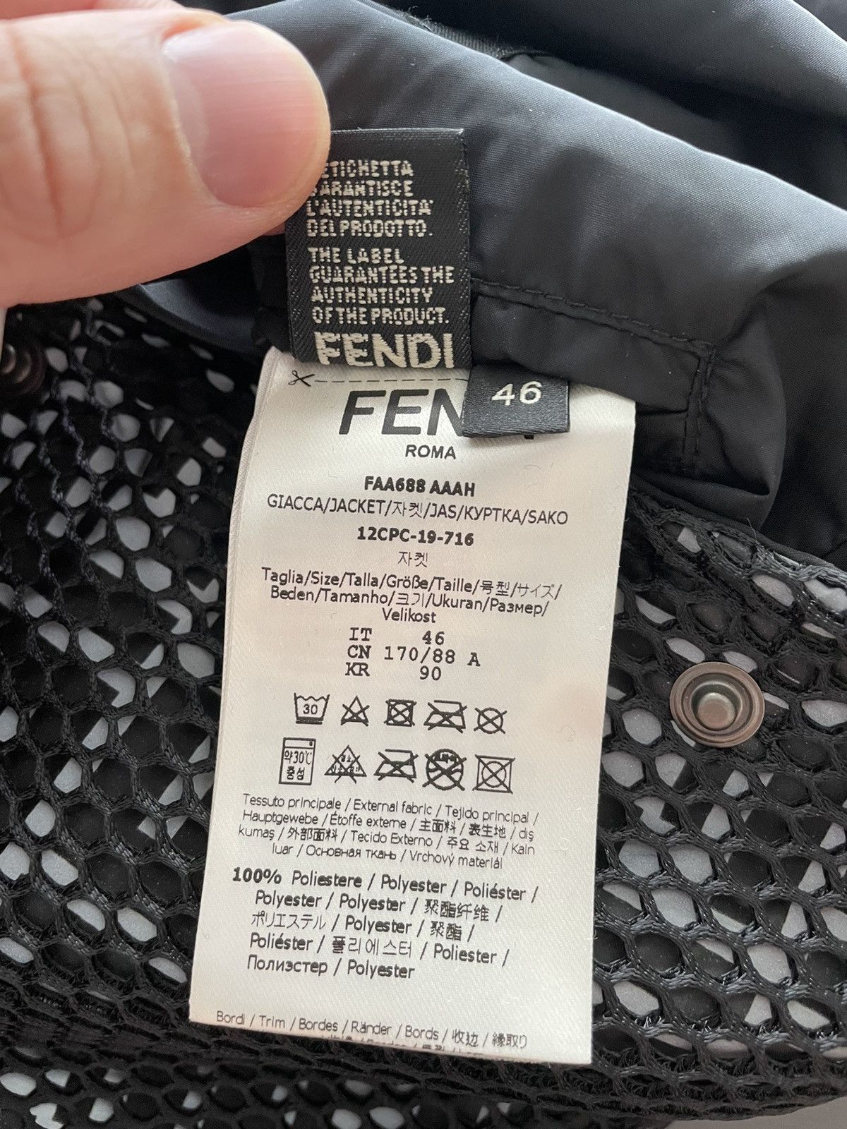 Fendi Limited Rare $4K Value Fendi Bomber Jacket Brand New Size US S / EU 44-46 / 1 - 12 Thumbnail