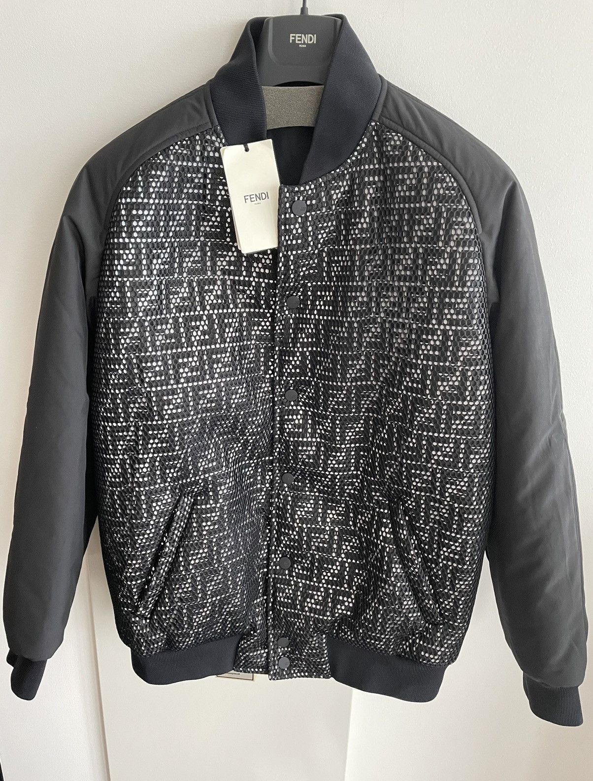 Fendi Limited Rare $4K Value Fendi Bomber Jacket Brand New Size US S / EU 44-46 / 1 - 22 Thumbnail