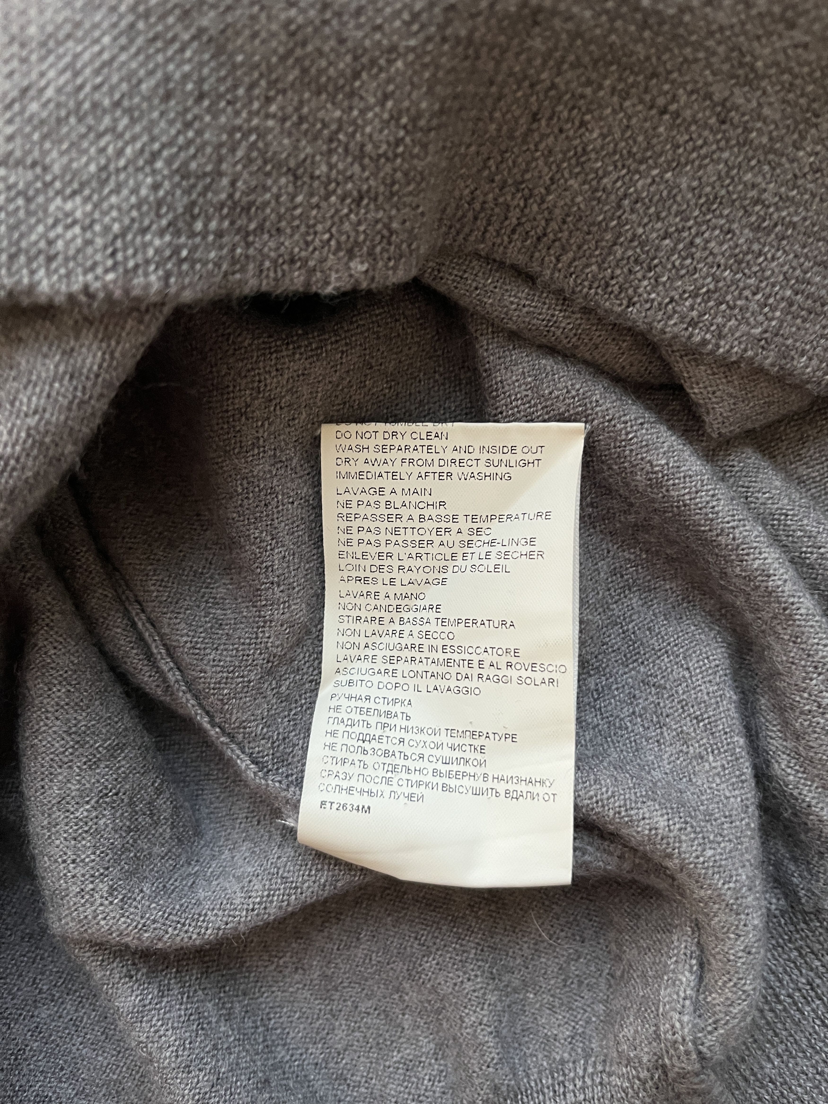Dirk Bikkembergs ⚡️QUICK SALE⚡️1990's Dirk Bikkembergs Grey Crewneck Sweater Size US XL / EU 56 / 4 - 5 Thumbnail