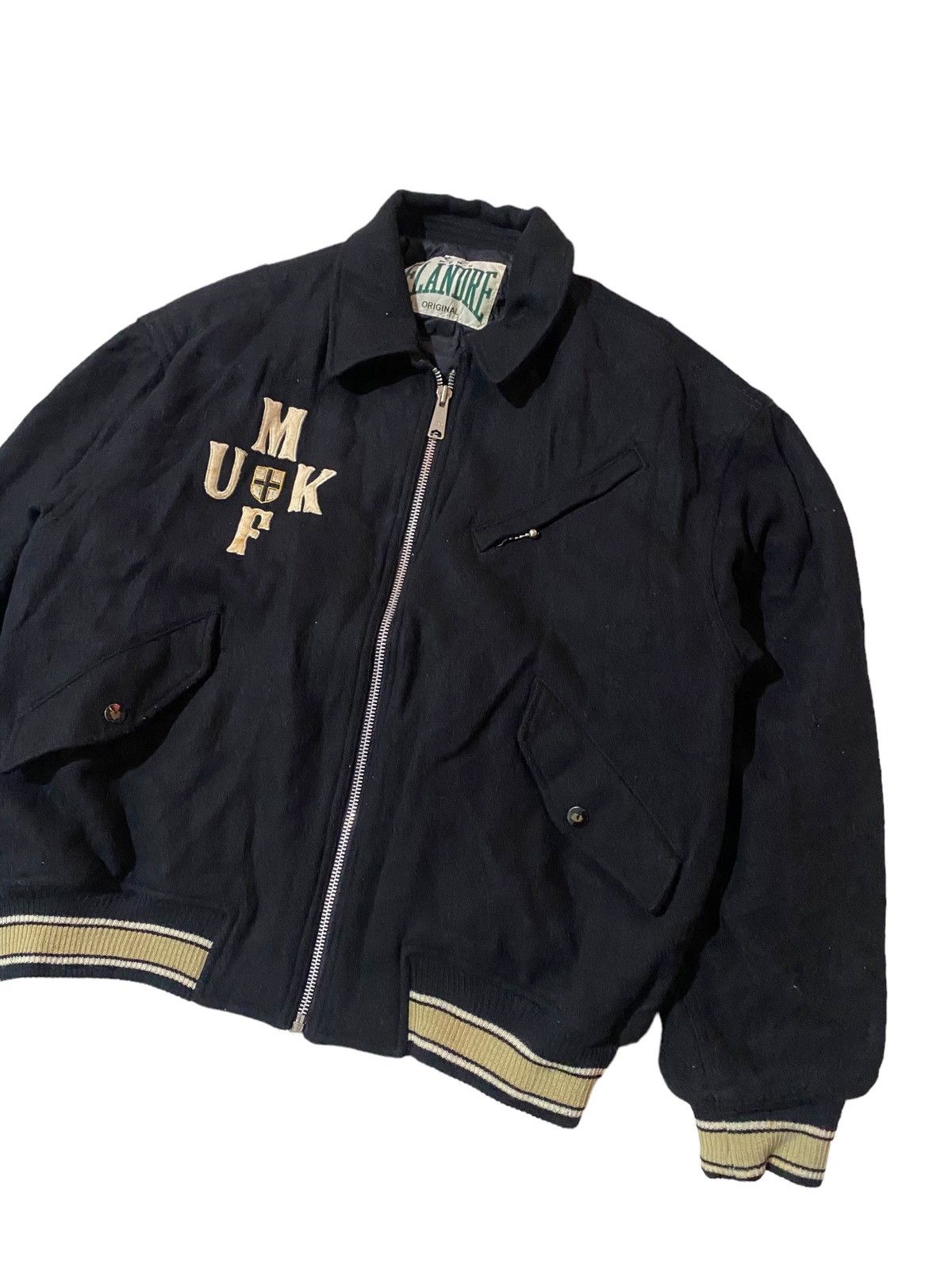 Vintage 💥Vintage Mens Flandre Varsity Jacket Size US M / EU 48-50 / 2 - 3 Thumbnail