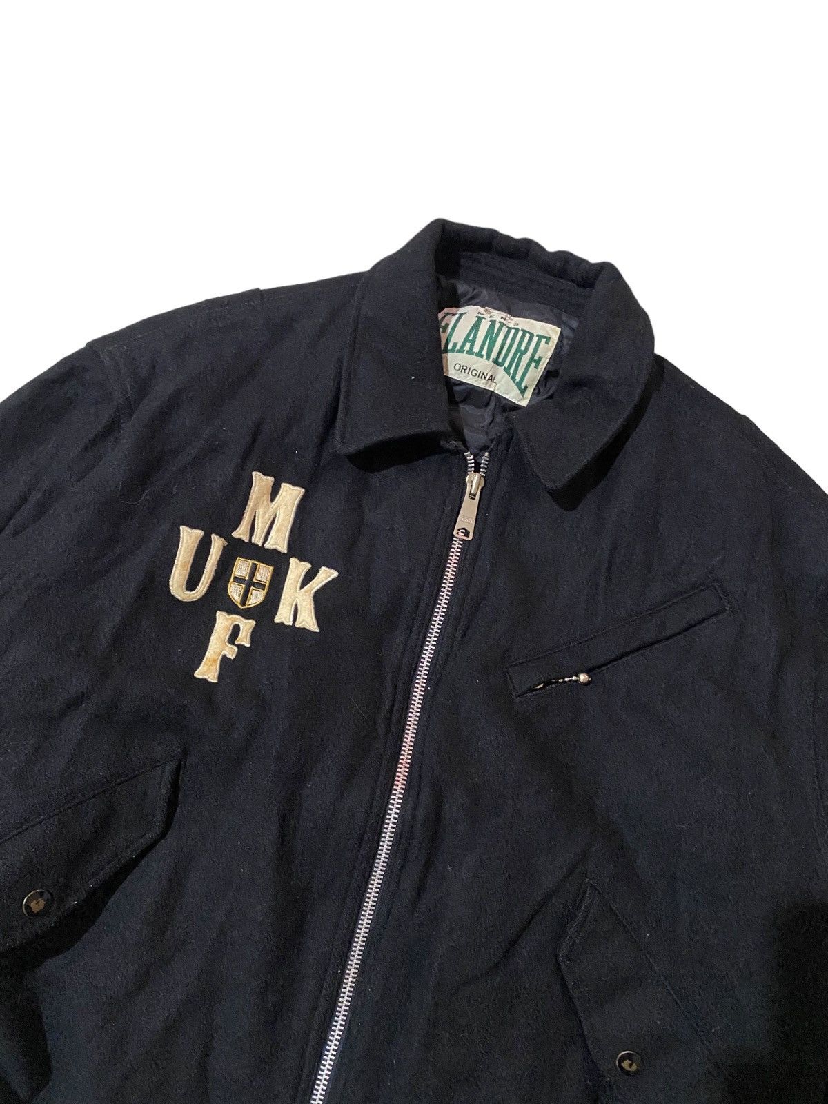 Vintage 💥Vintage Mens Flandre Varsity Jacket Size US M / EU 48-50 / 2 - 6 Thumbnail
