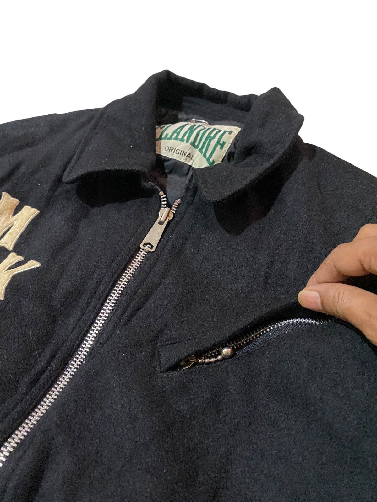 Vintage 💥Vintage Mens Flandre Varsity Jacket Size US M / EU 48-50 / 2 - 5 Thumbnail
