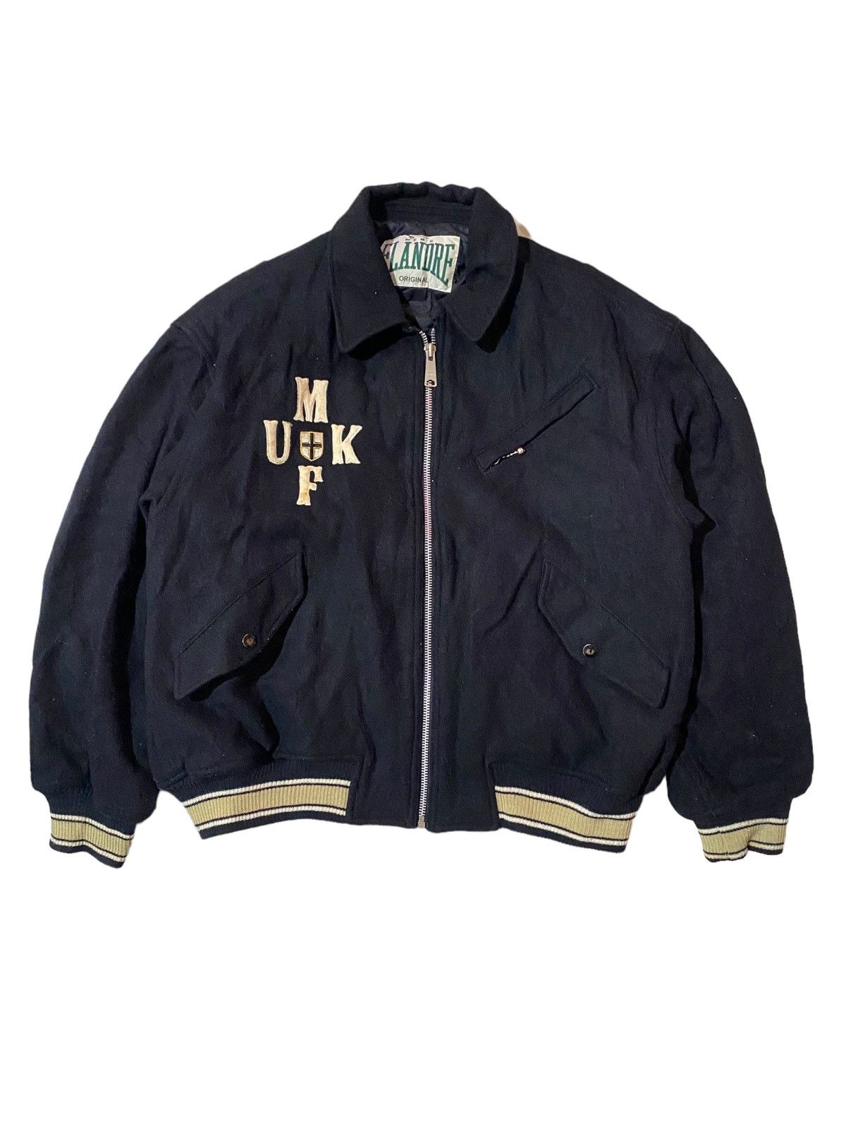 Vintage 💥Vintage Mens Flandre Varsity Jacket Size US M / EU 48-50 / 2 - 1 Thumbnail