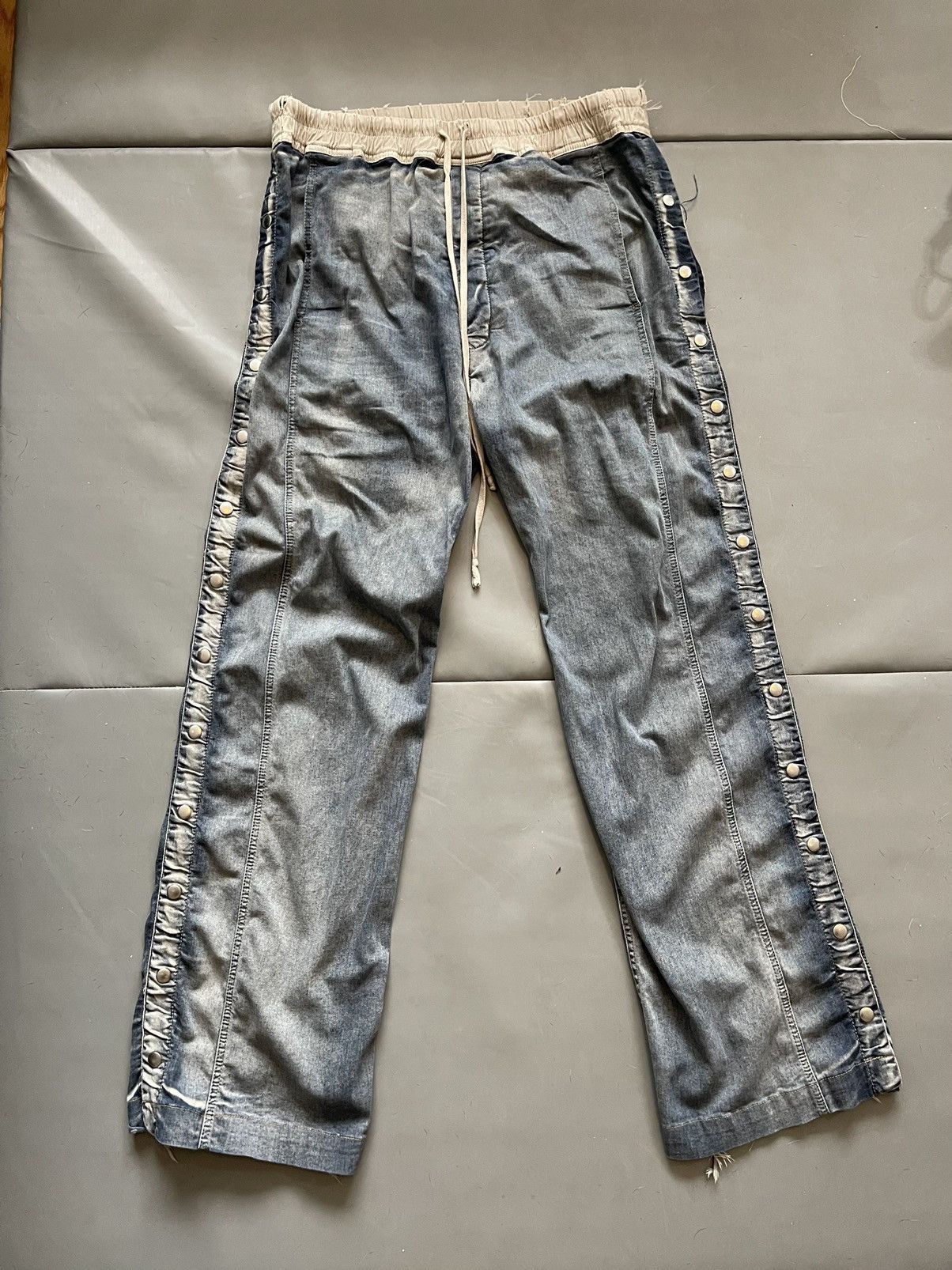 Rick Owens Pusher Hustler Blue Denim Pants | Grailed Rick Owens Pusher Hustler Blue Denim Pants | Grailed