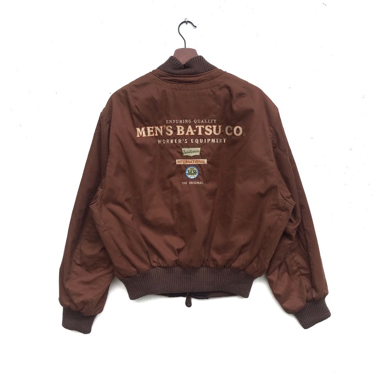 Japanese Brand Vintage Men’s Batsu Spellout Biglogo Riversible Jacket Size US M / EU 48-50 / 2 - 7 Thumbnail