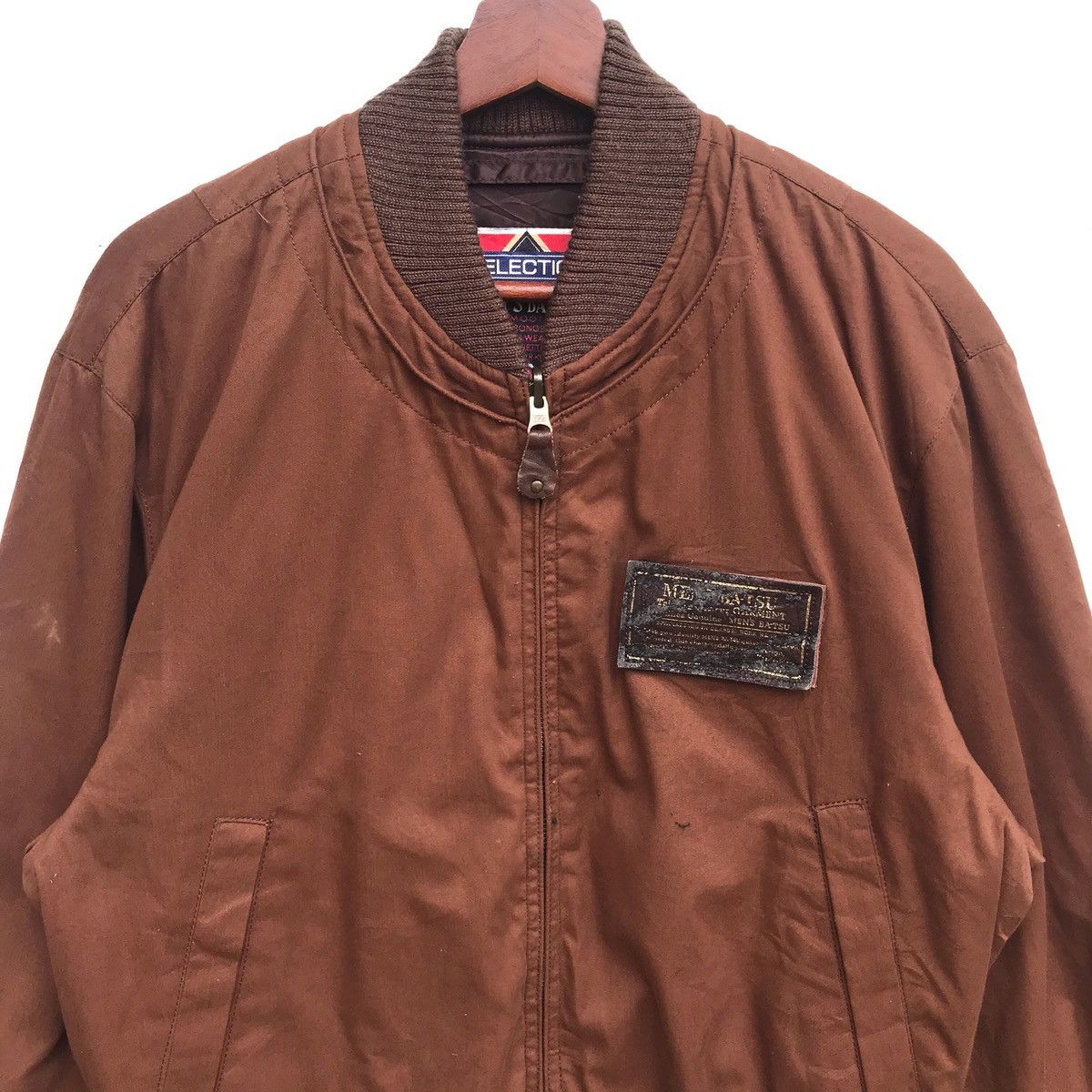 Japanese Brand Vintage Men’s Batsu Spellout Biglogo Riversible Jacket Size US M / EU 48-50 / 2 - 4 Thumbnail