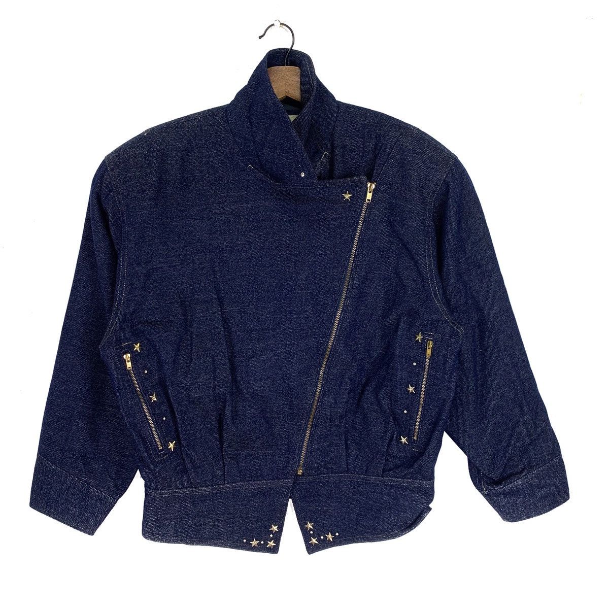 Japanese Brand Vintage Tailor Zipper Denim Jacket Size M / US 6-8 / IT 42-44 - 1 Thumbnail