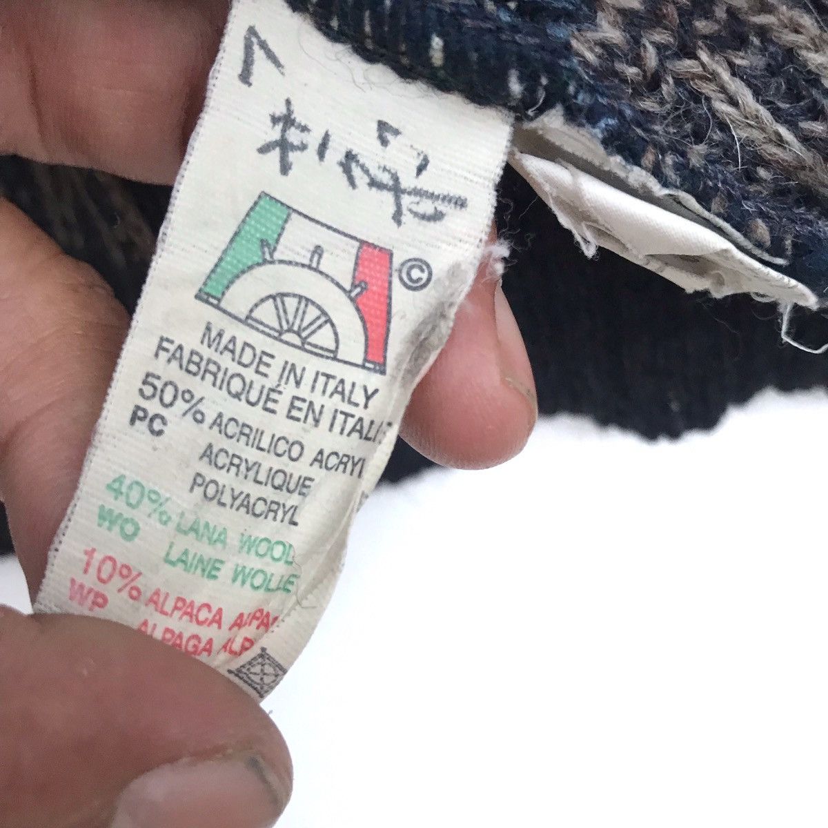 Aran Isles Knitwear Vintage Italy Bresci Knitwear Size US L / EU 52-54 / 3 - 8 Thumbnail
