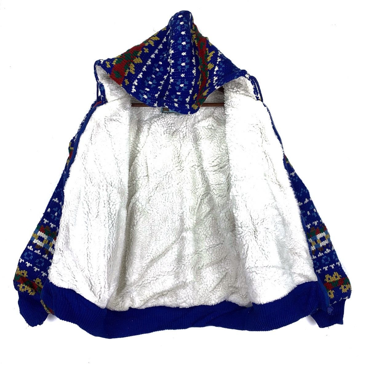 Aran Isles Knitwear Vintage Cheviot Bandana Native Hoodie Knitwear Sweater Size US XL / EU 56 / 4 - 5 Thumbnail