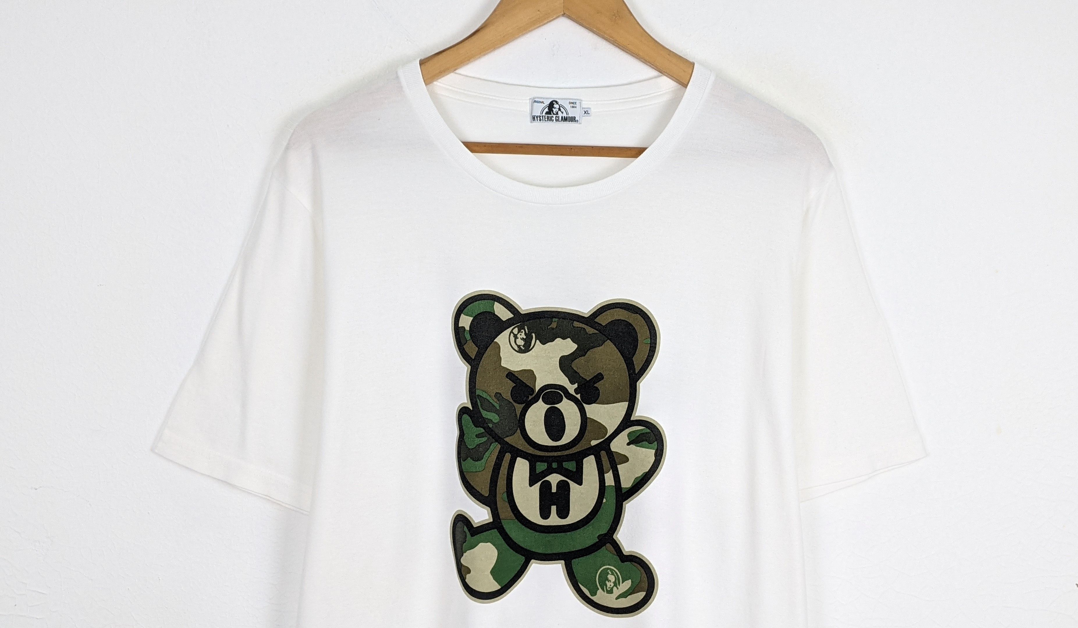 Hysteric Glamour Hysteric Glamour Bear Camo shirt Size US XL / EU 56 / 4 - 2 Thumbnail