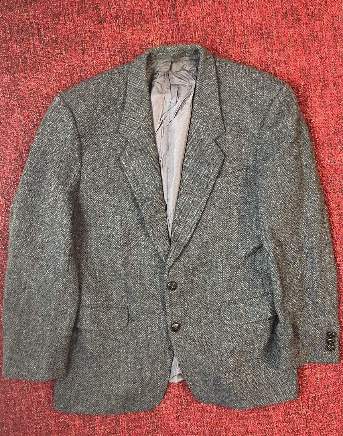 Designer × Harris Tweed × Vintage Harris Tweed vintage wool blazer Size 46R - 1 Thumbnail