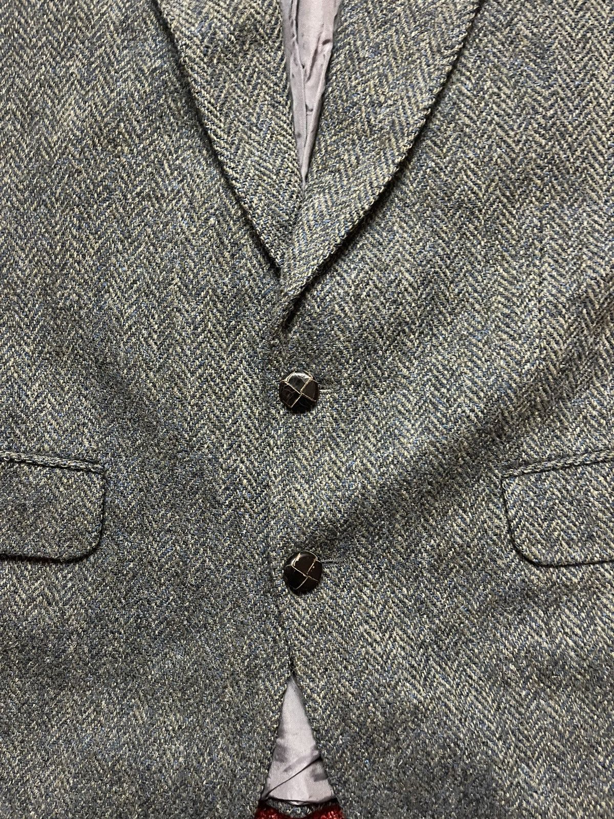 Designer × Harris Tweed × Vintage Harris Tweed vintage wool blazer Size 46R - 4 Thumbnail