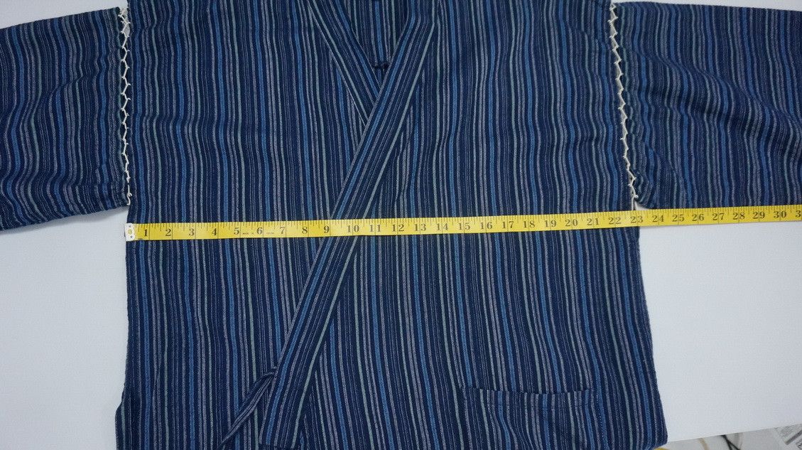 Japanese Brand Kimono Jinbei Indigo Hickory Size US M / EU 48-50 / 2 - 12 Thumbnail