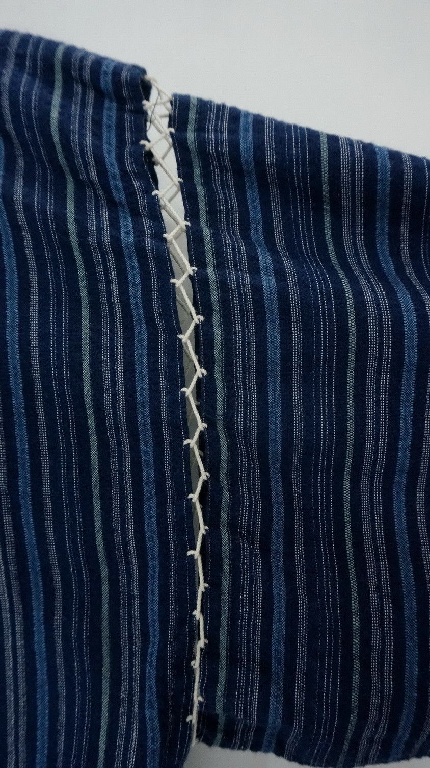 Japanese Brand Kimono Jinbei Indigo Hickory Size US M / EU 48-50 / 2 - 4 Thumbnail