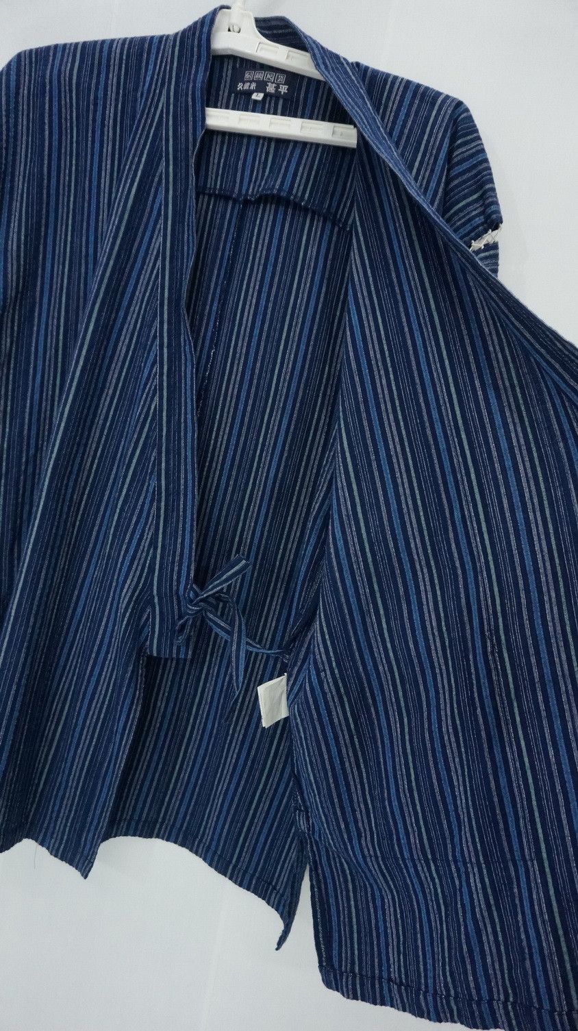 Japanese Brand Kimono Jinbei Indigo Hickory Size US M / EU 48-50 / 2 - 9 Thumbnail
