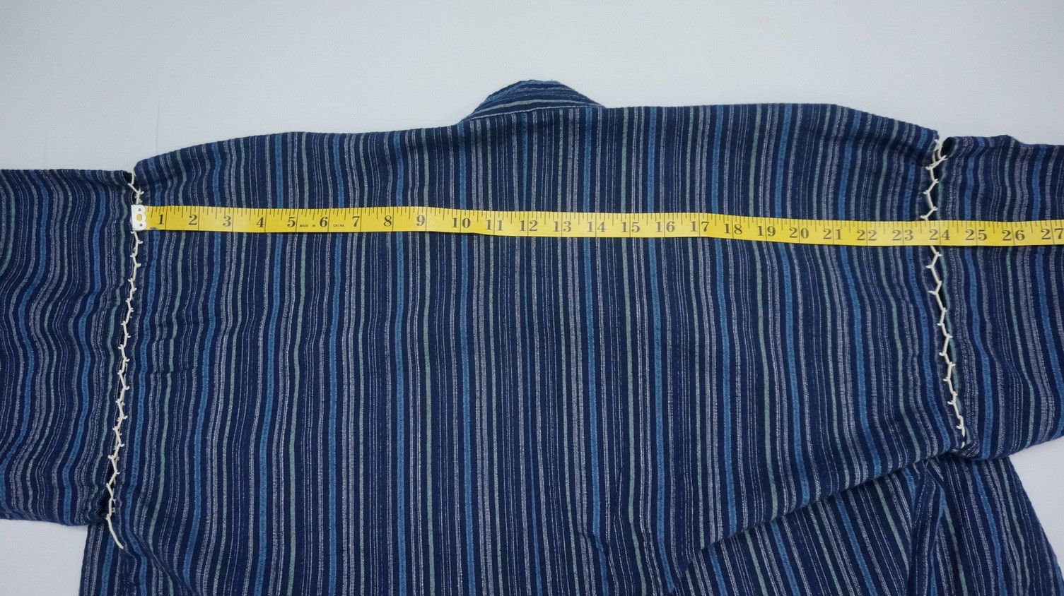 Japanese Brand Kimono Jinbei Indigo Hickory Size US M / EU 48-50 / 2 - 15 Thumbnail